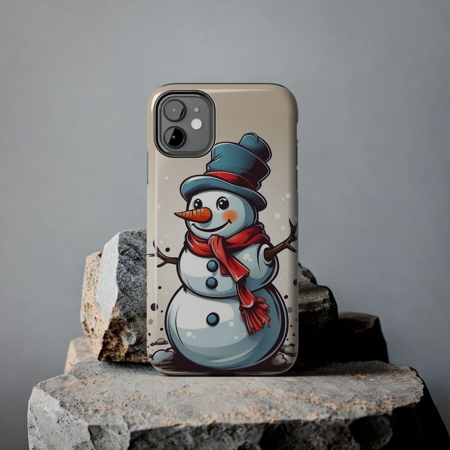 Vintage Snowman Christmas iPhone Case | Sole Artist Studio