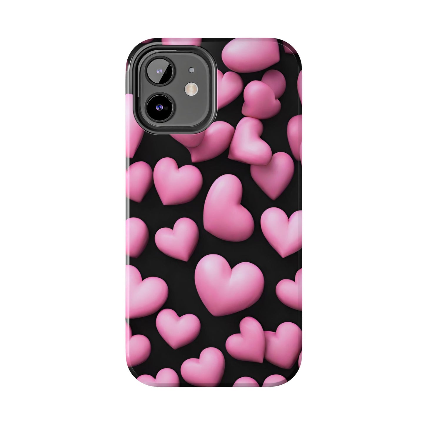 Pink Bubble Hearts Valentine iPhone Case | Sole Artist Studio
