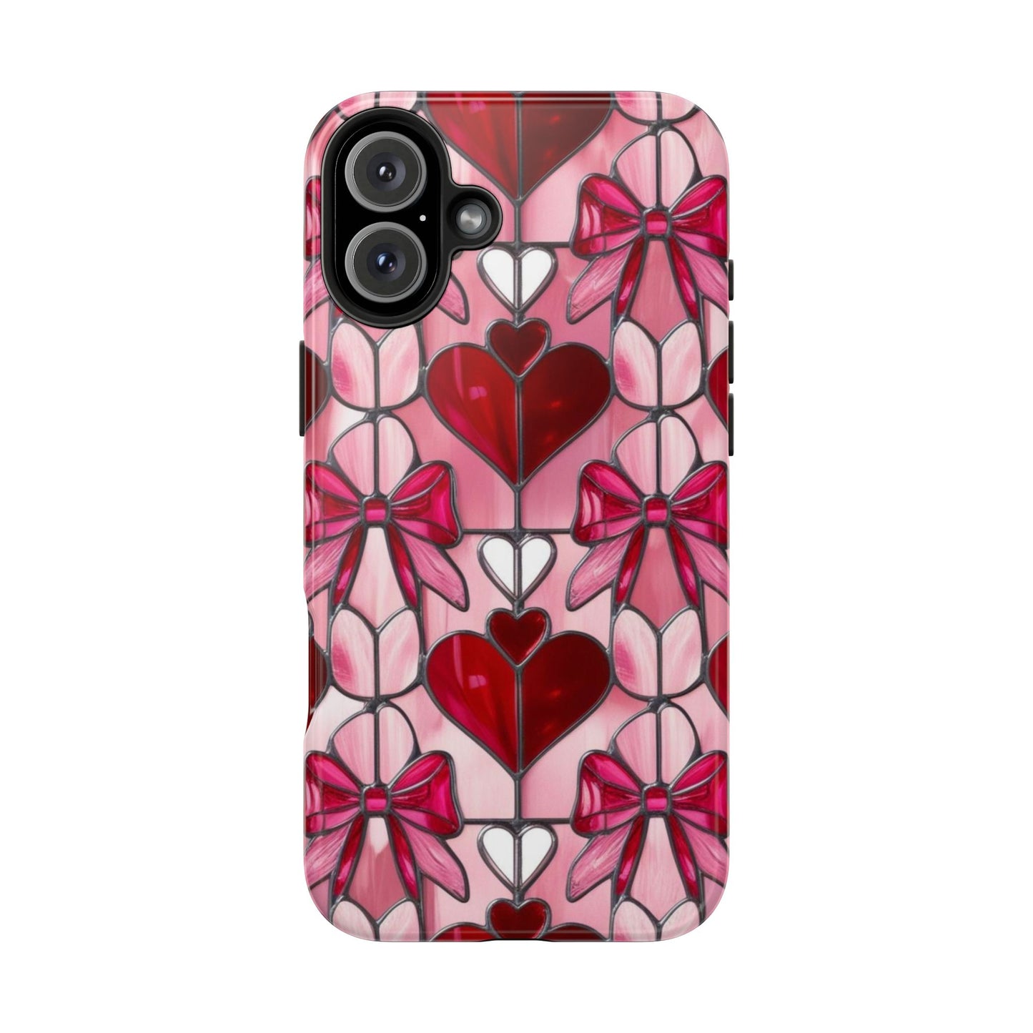 Valentines stained glass Phone Case