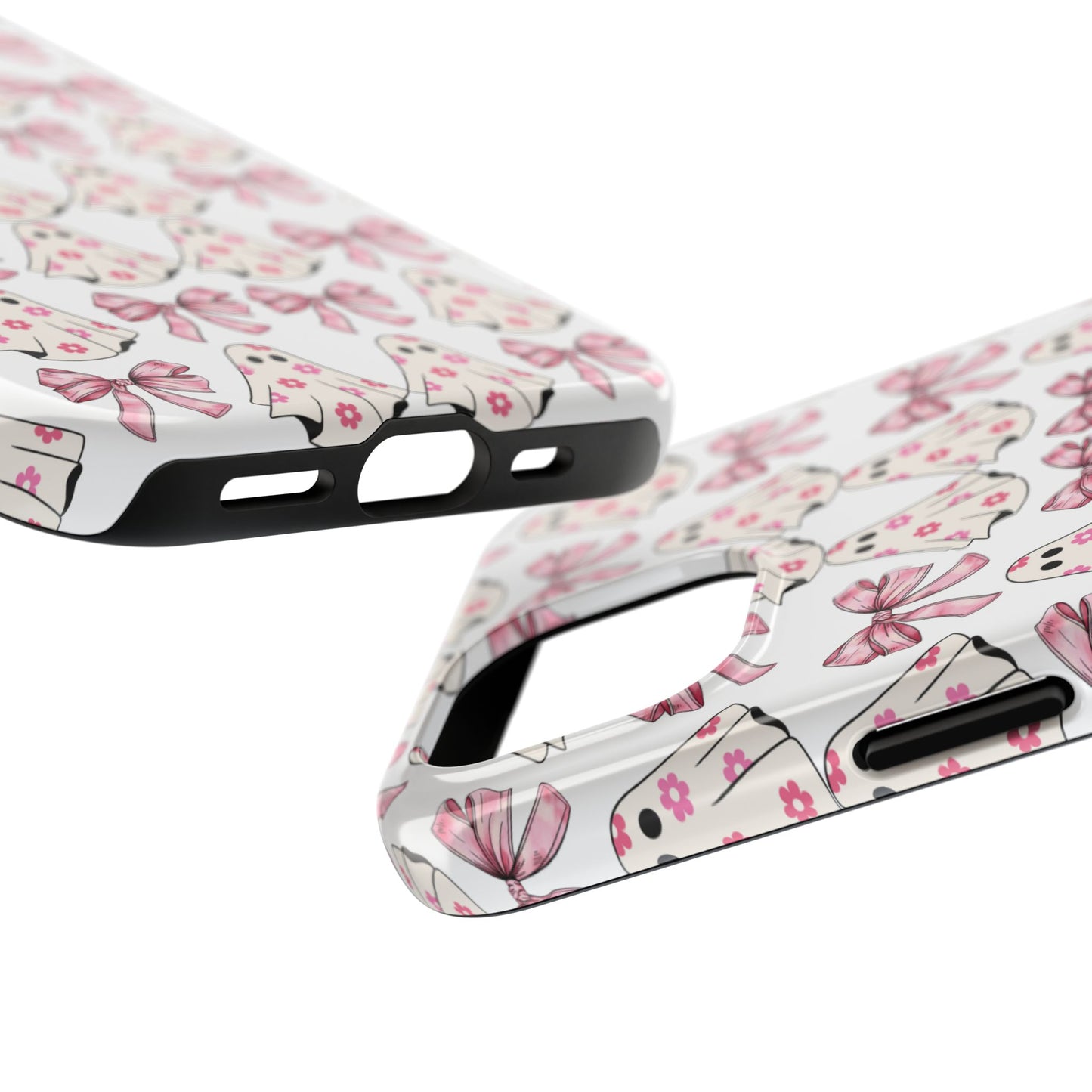 Ghostly Pink  Halloween themed iPhone case Models 11-15