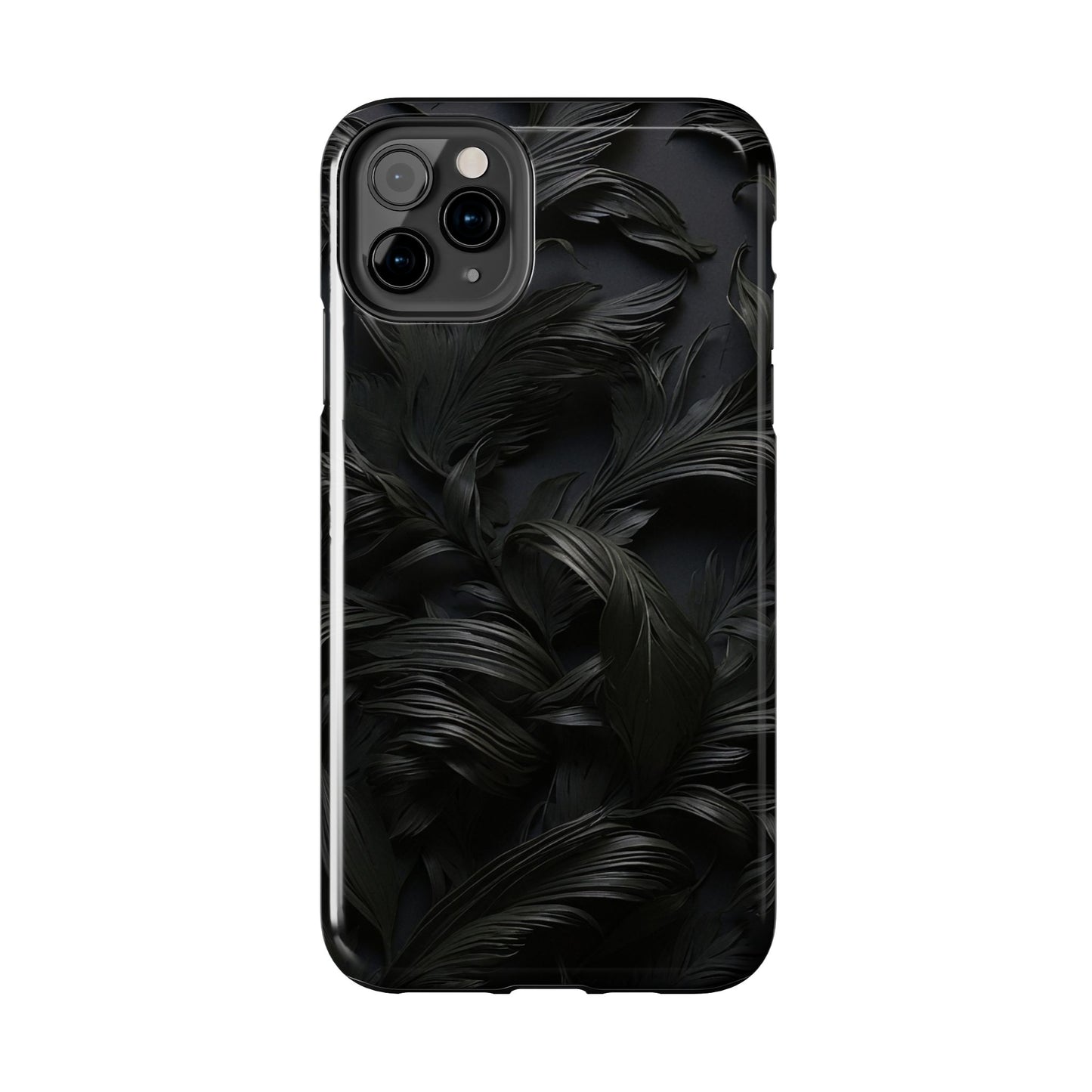 Black Engraved Gothic Abstract iPhone Case | Sole Artist Studio