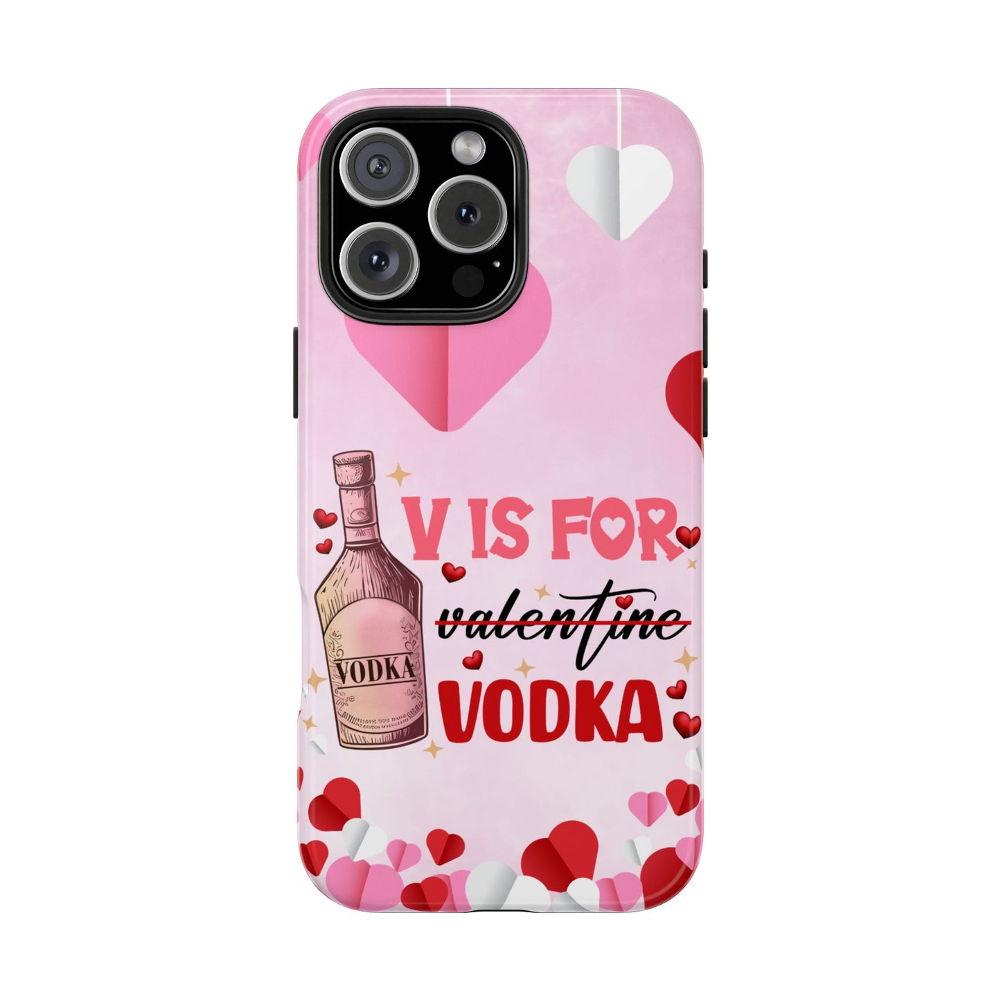 V Is for Vodka Valentine iPhone Case | Sole Artist Studio