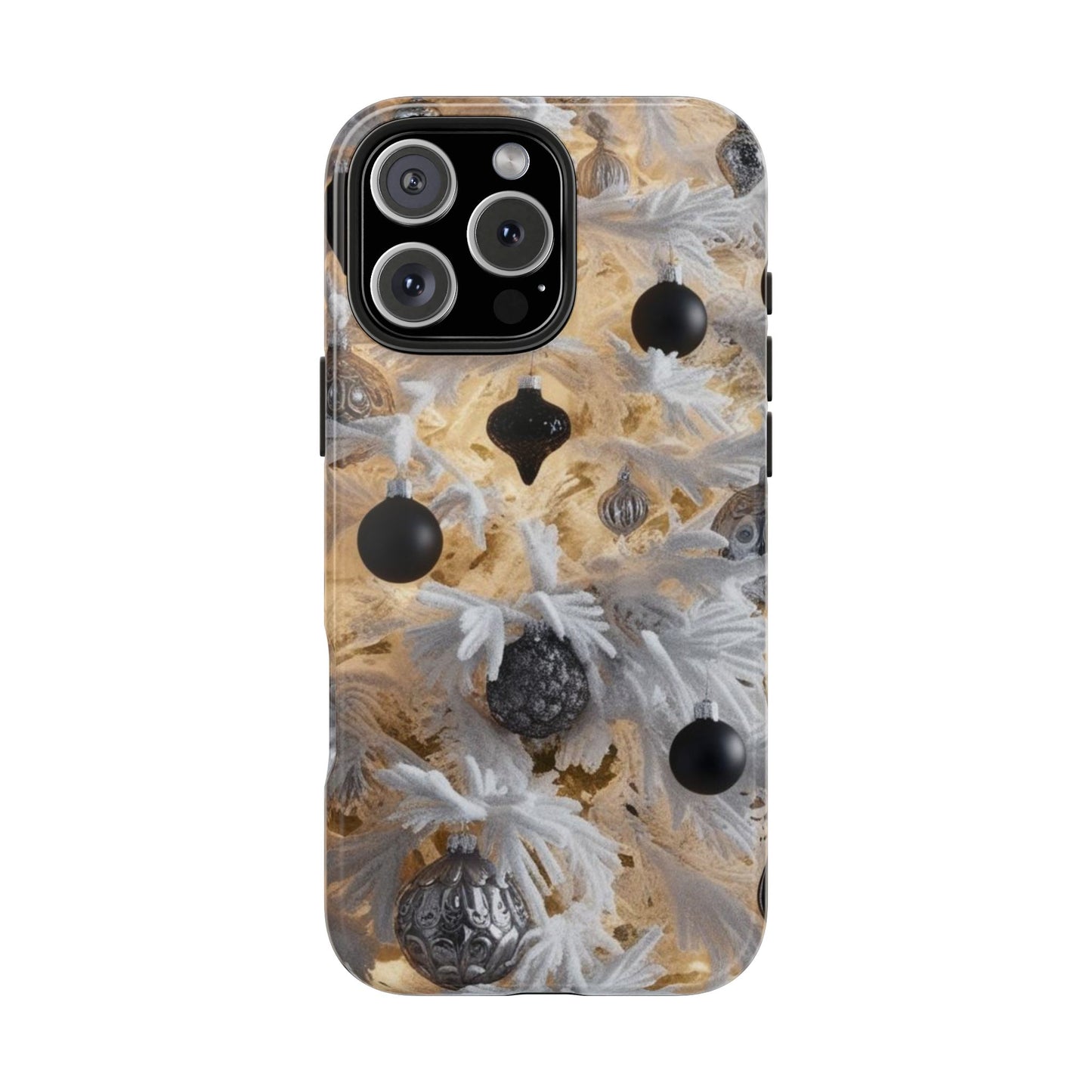 Black & White Vibes Christmas iPhone Case | Sole Artist Studio