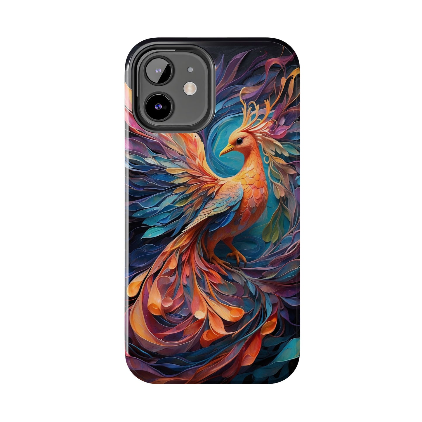 Colorful phoenix phone case-Compatible with iPhone models