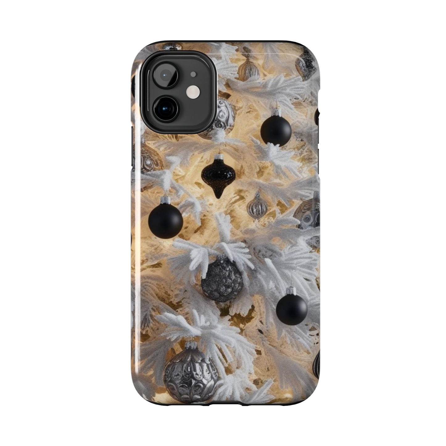 Black & White Vibes Christmas iPhone Case | Sole Artist Studio