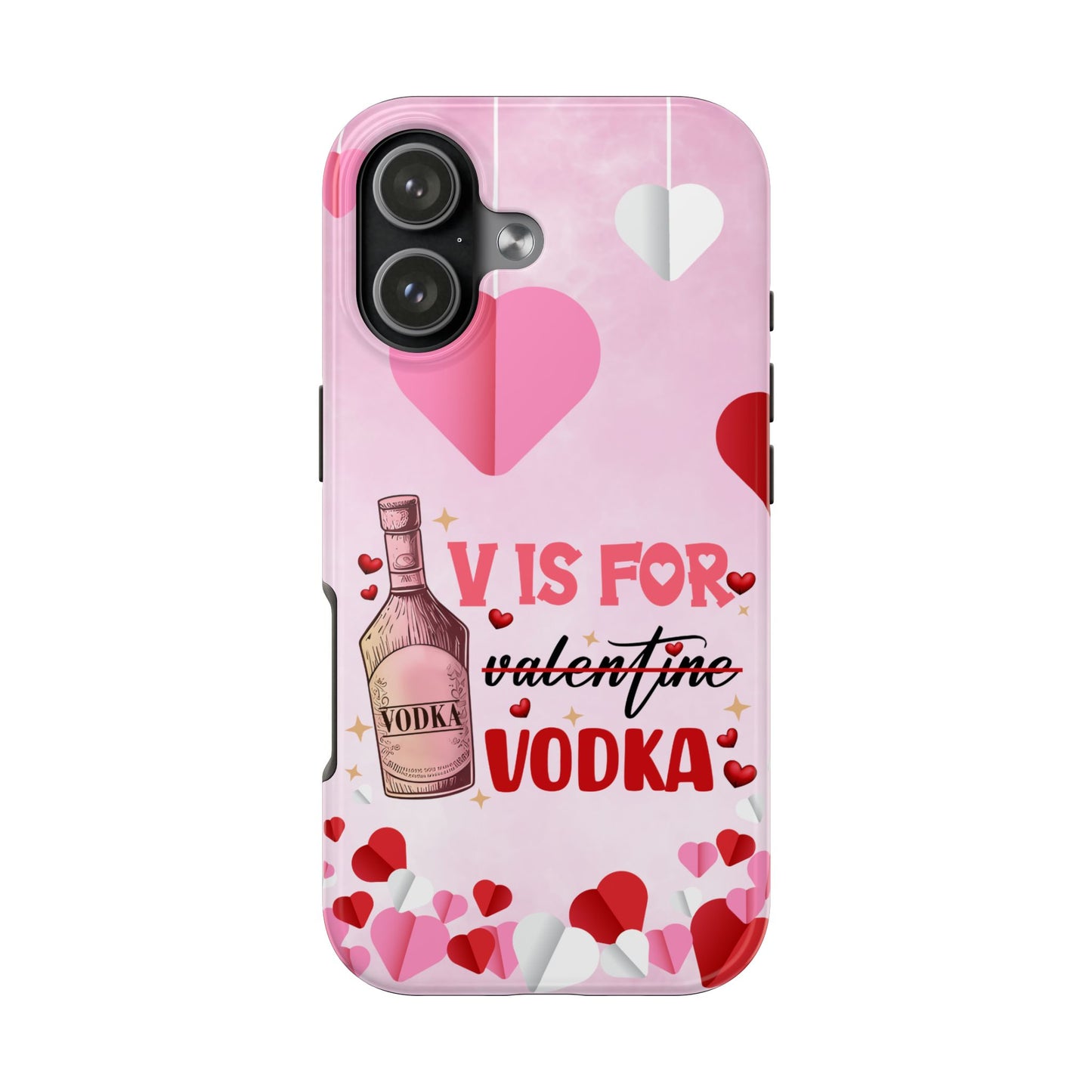 V Is for Vodka Valentine iPhone Case | Sole Artist Studio