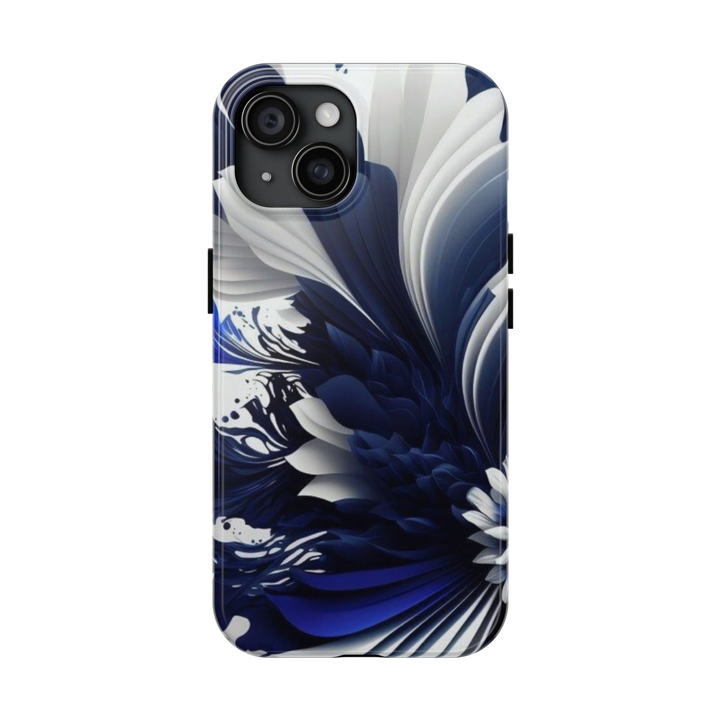 Blue & White Abstract iPhone Case | Sole Artist Studio