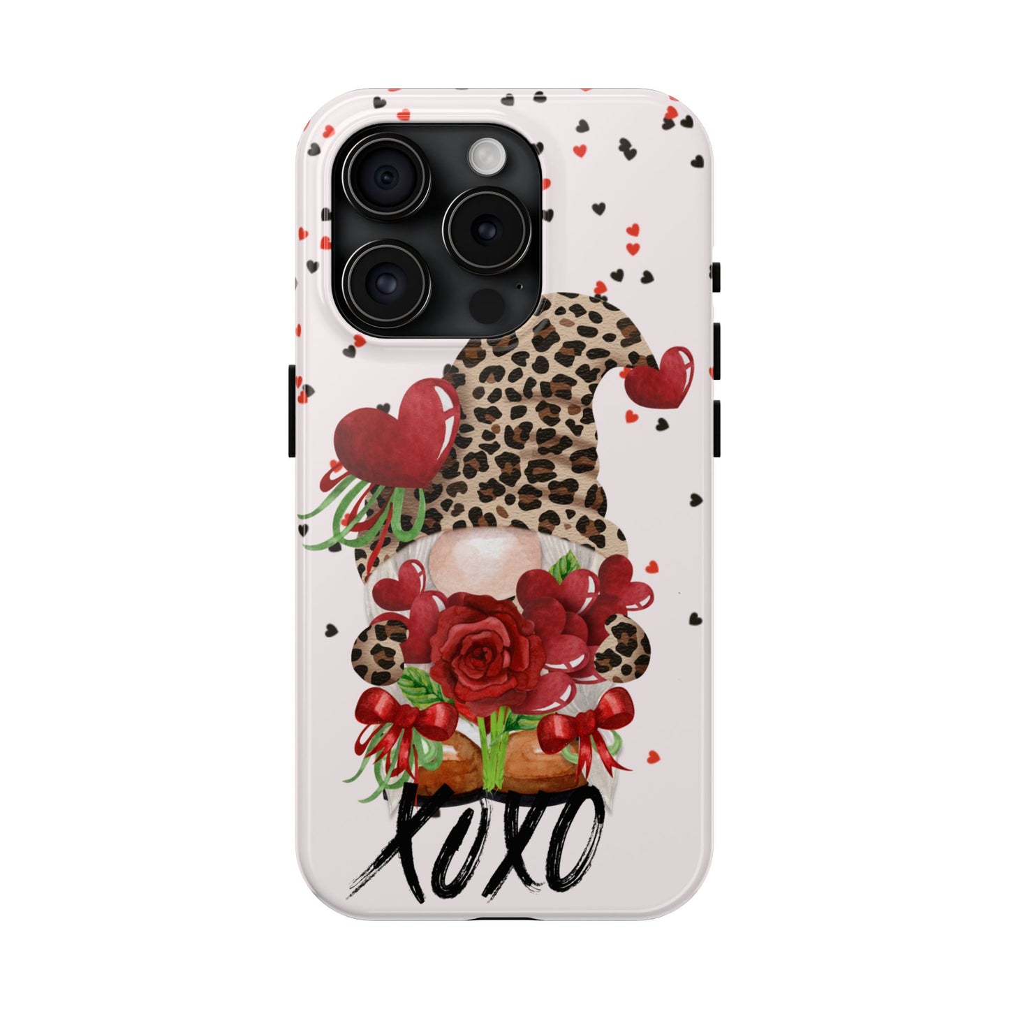 XOXO Gnome-Valentines day iPhone case- Romantic & stylish design