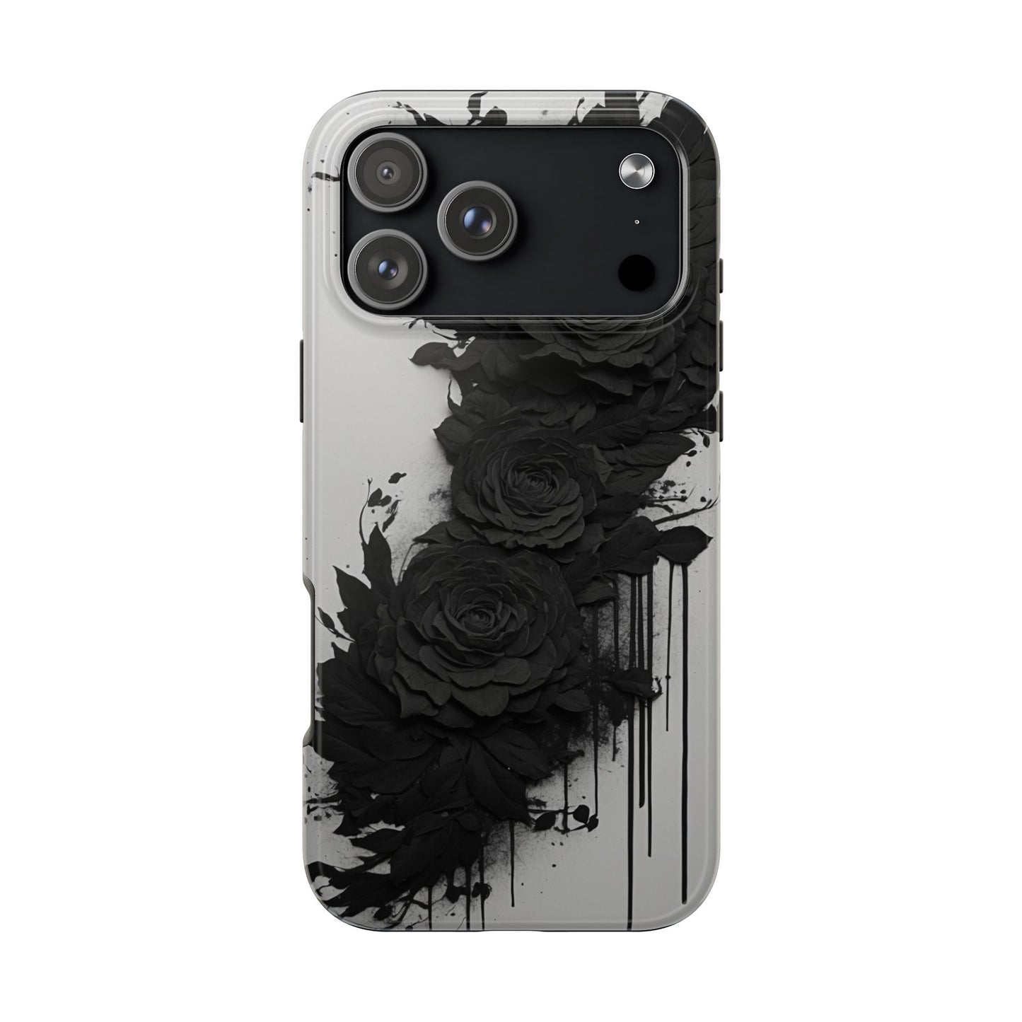 Black Rose Floral iPhone Case | Sole Artist Studio