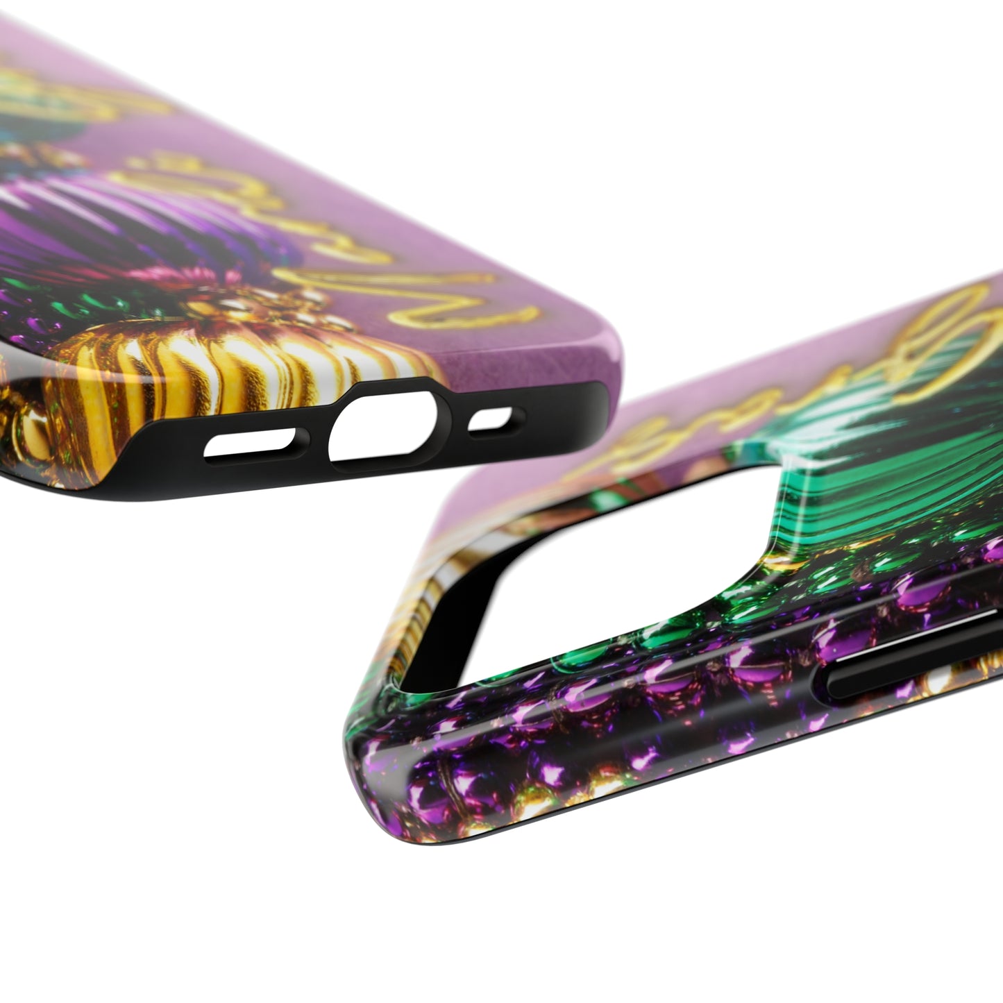 Mardi Gras beads Tough iPhone Case iPhone 15 accessories