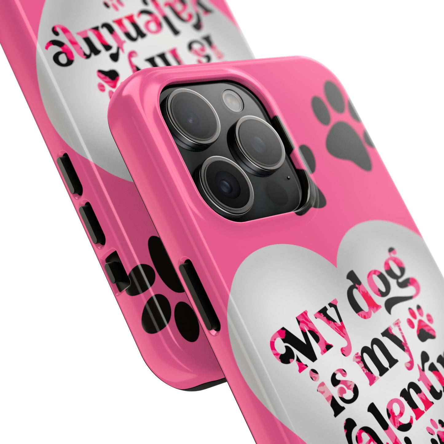 My Dog Is My Valentine iPhone Case | Sole Artist Studio