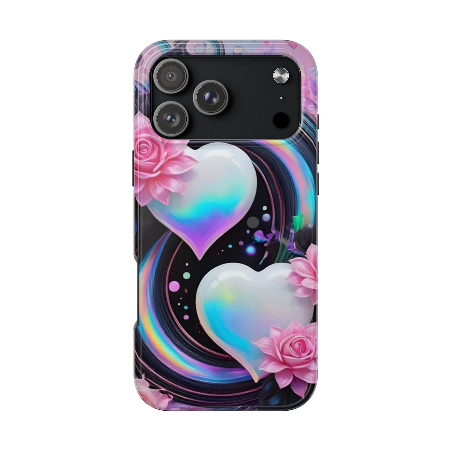 Floral Hearts & Rainbows iPhone Case | Sole Artist Studio
