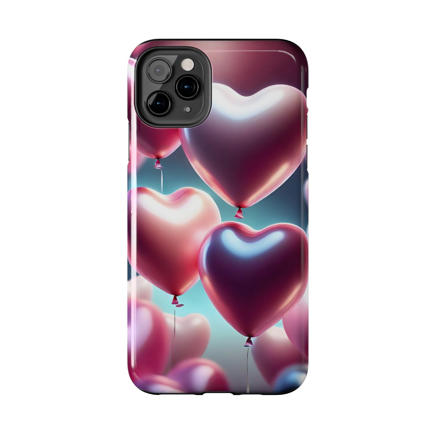 Balloons from the heart- Valentines day iPhone case-aesthetic & stylish design