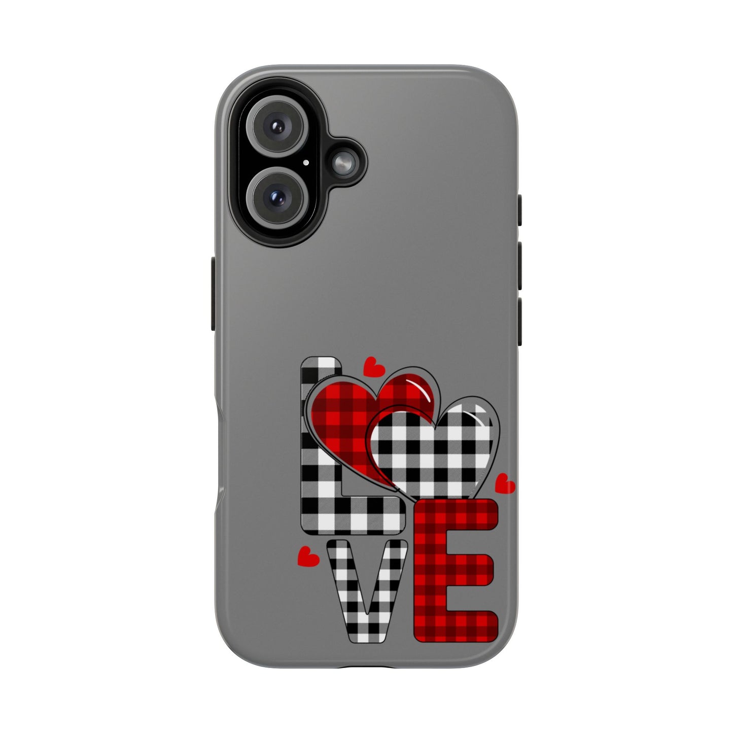 Grey LOVE Valentine iPhone Case | Sole Artist Studio