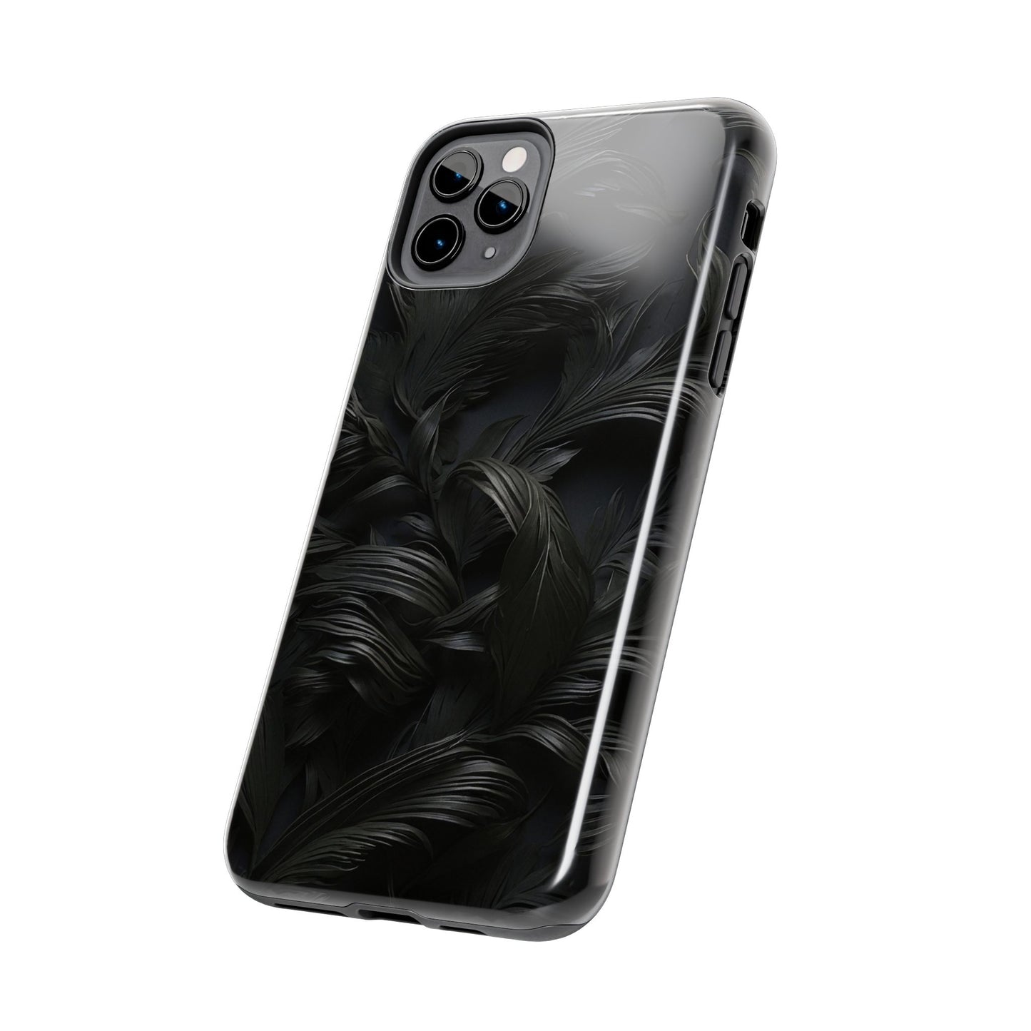 Black Engraved Gothic Abstract iPhone Case | Sole Artist Studio