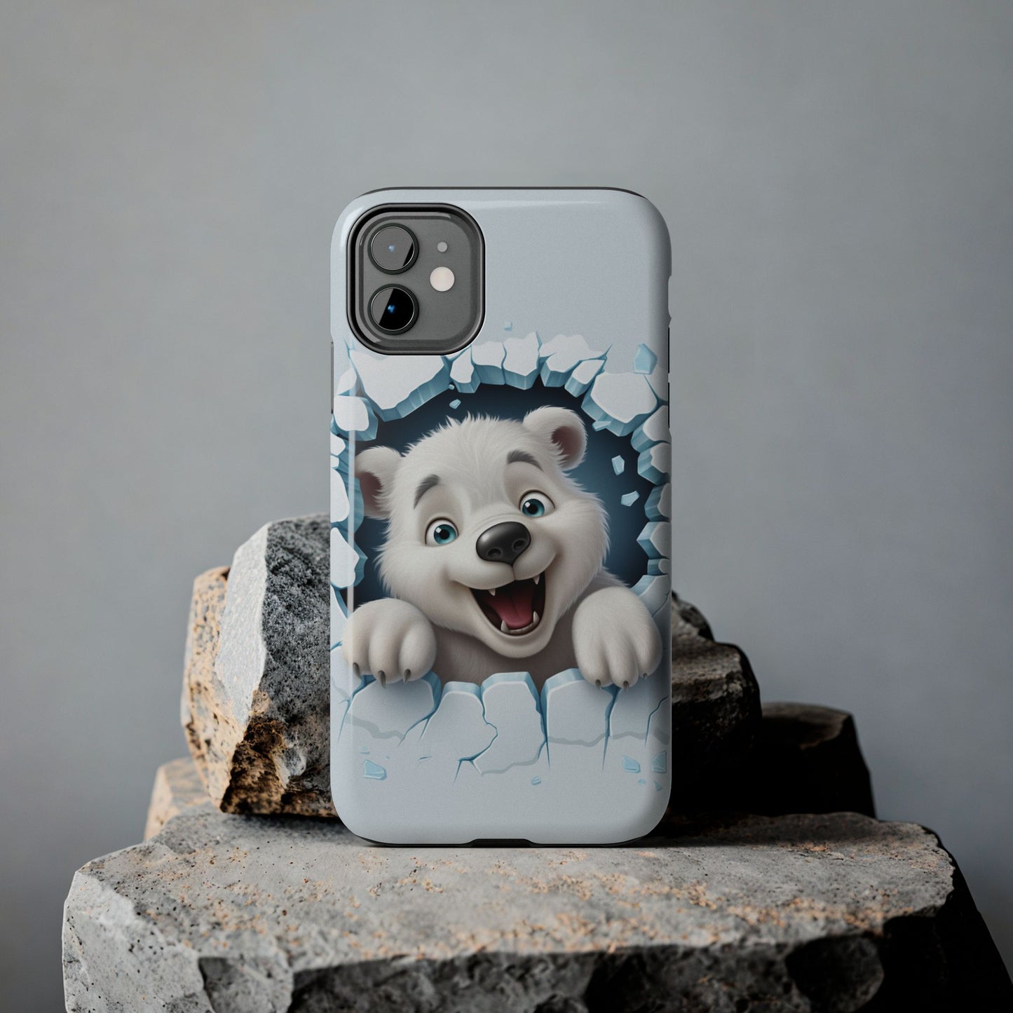 Winter break out Polar Bear iPhone Case | Sole Artist Studio