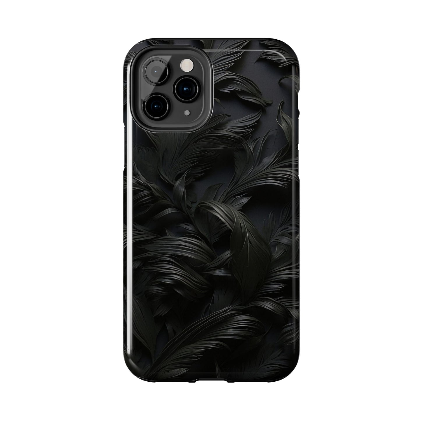 Black Engraved Gothic Abstract iPhone Case | Sole Artist Studio