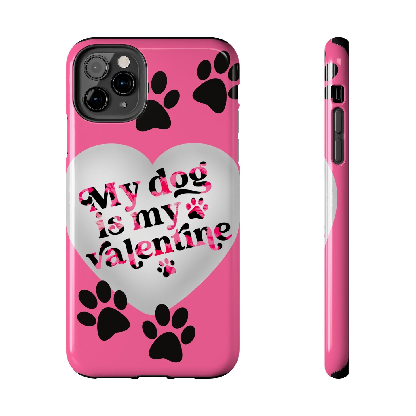 My Dog Is My Valentine iPhone Case | Sole Artist Studio