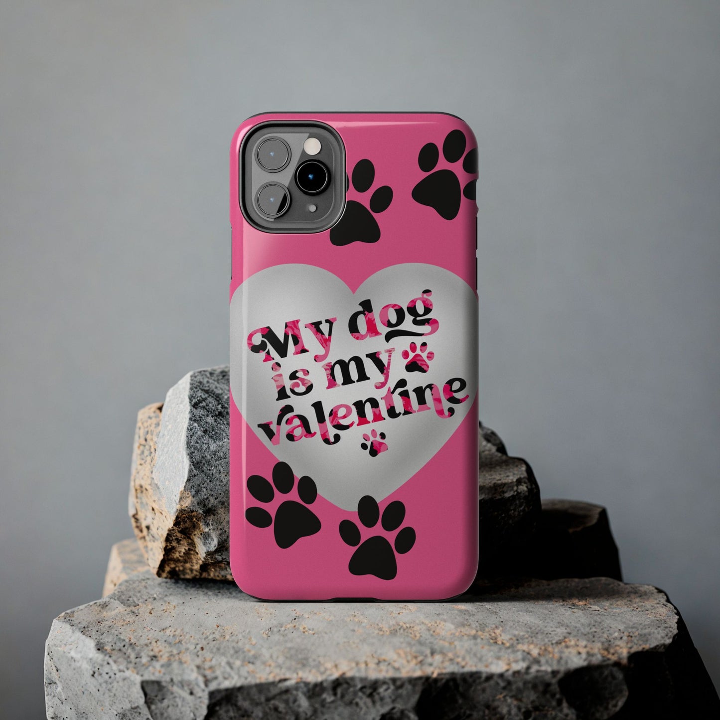 My Dog Is My Valentine iPhone Case | Sole Artist Studio