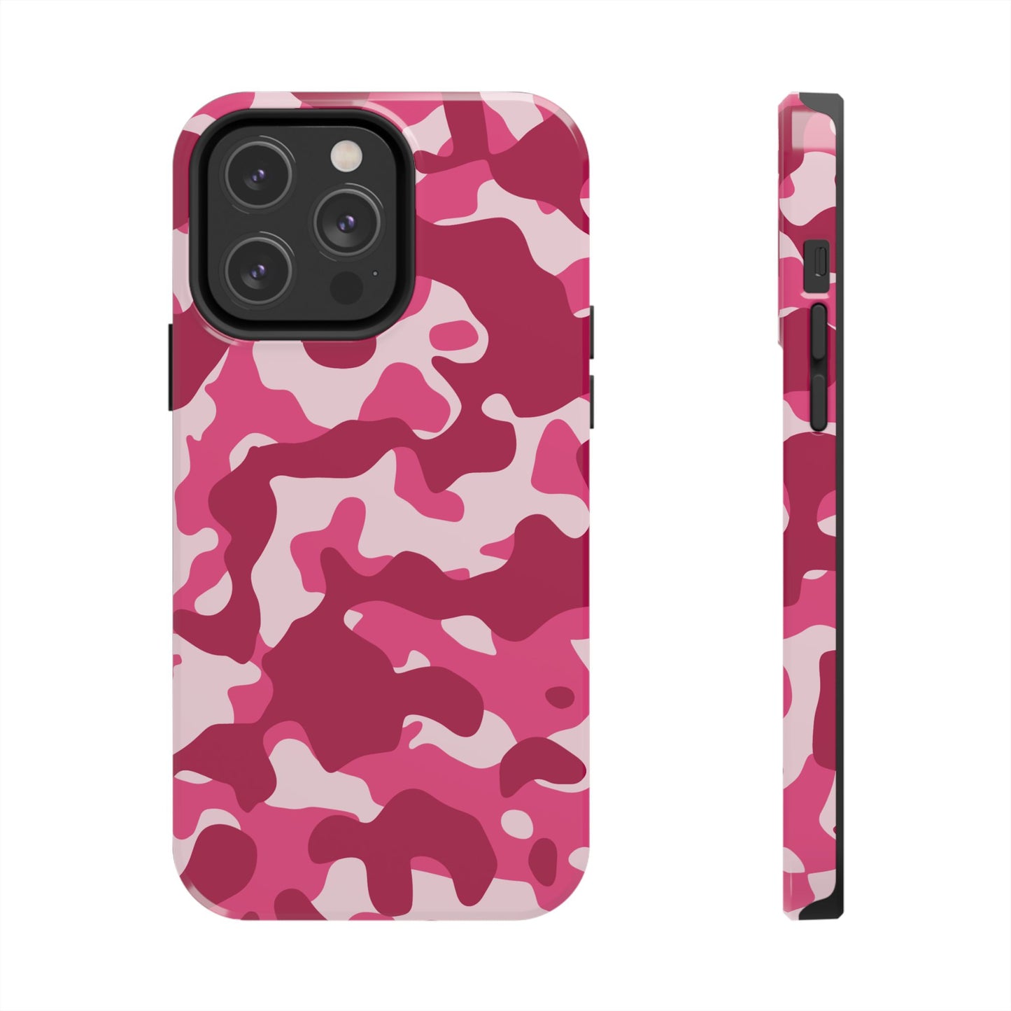 Pink Valentines Day Camo print-  iPhone case- aesthetic & stylish design