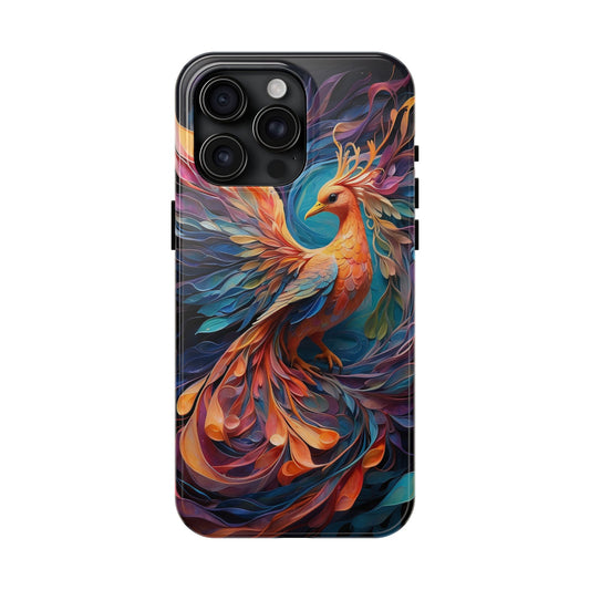 Colorful phoenix phone case-Compatible with iPhone models