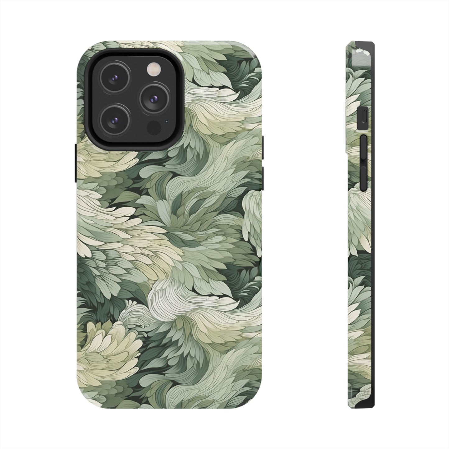 Vintage Sage Green Abstract iPhone Case | Sole Artist Studio