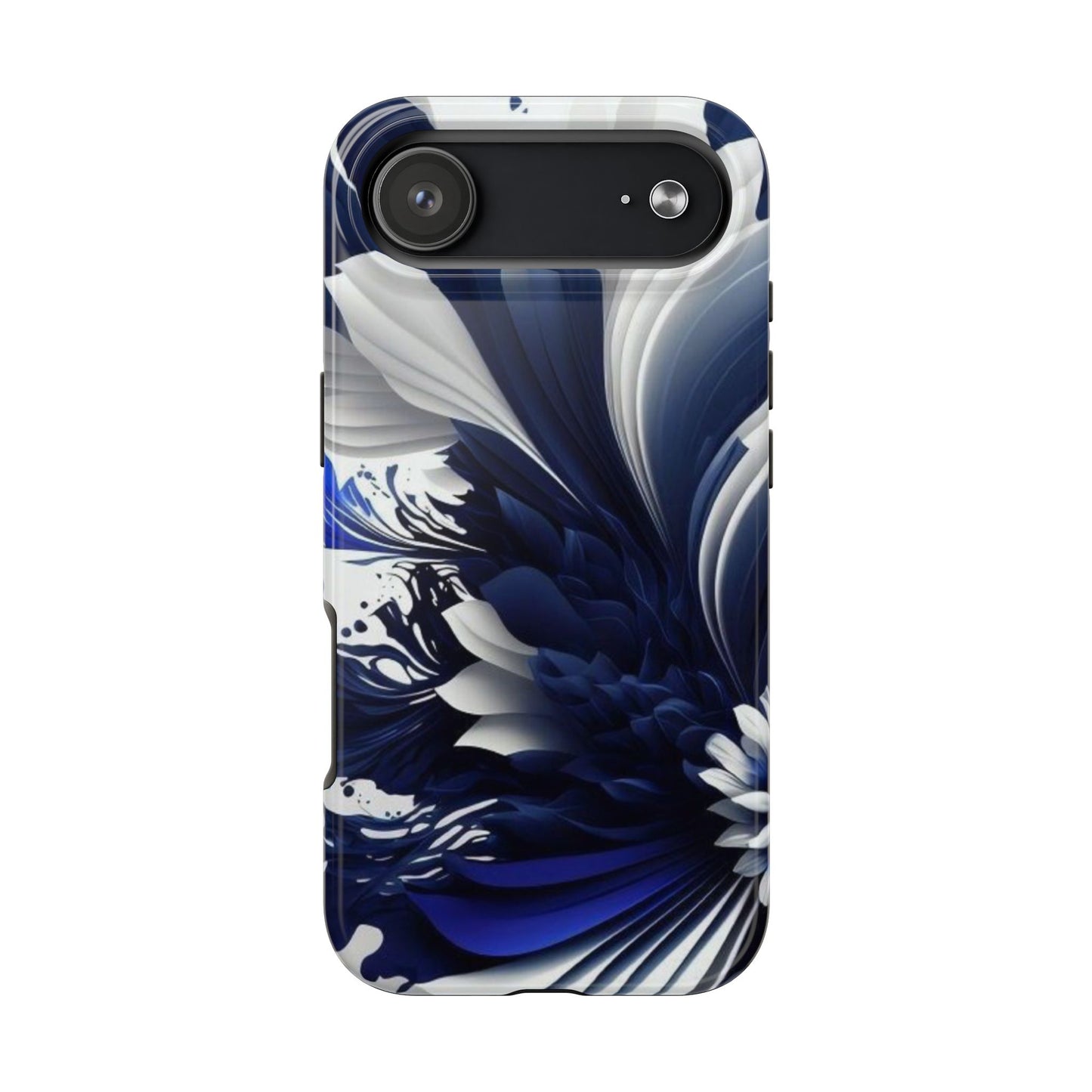 Blue & White Abstract iPhone Case | Sole Artist Studio