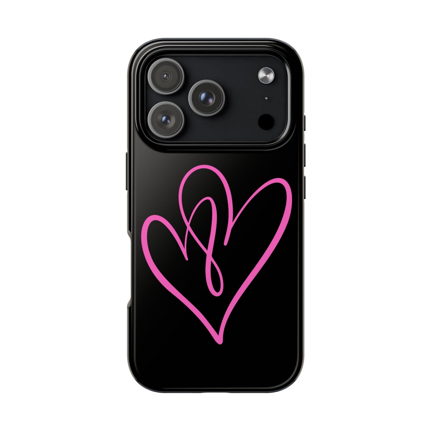 Intertwined Pink Hearts Valentine iPhone Case | Sole Artist Studio