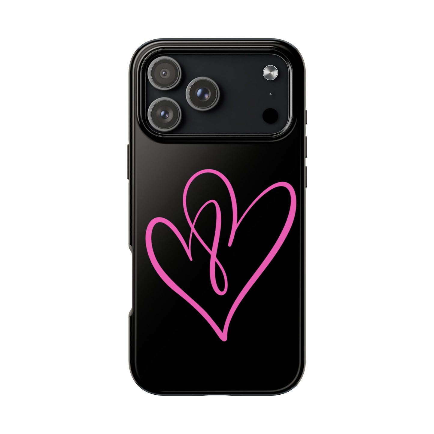 Intertwined Pink Hearts Valentine iPhone Case | Sole Artist Studio