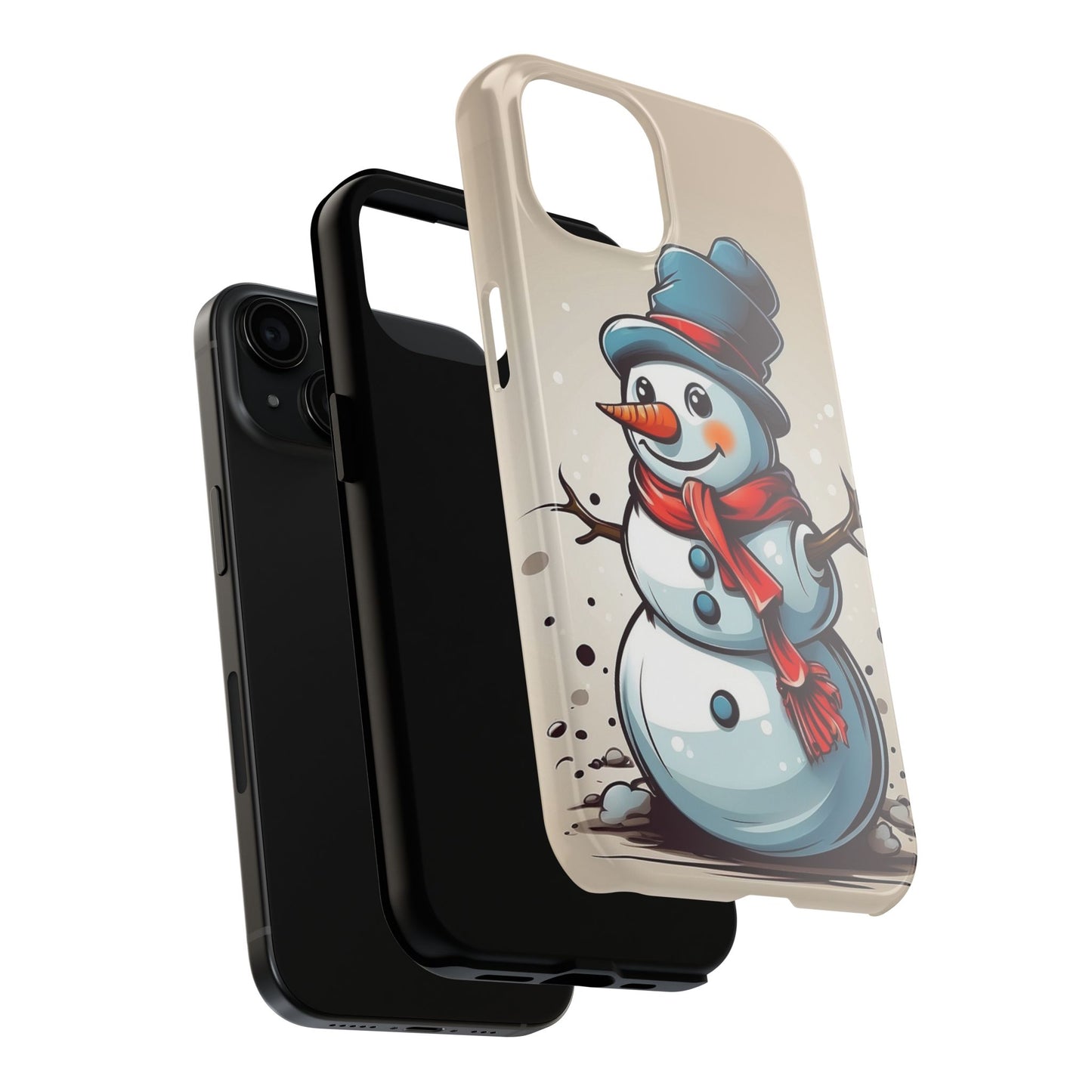Vintage Snowman Christmas iPhone Case | Sole Artist Studio