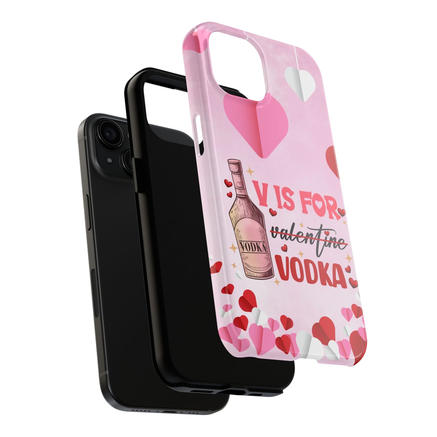 V Is for Vodka Valentine iPhone Case | Sole Artist Studio