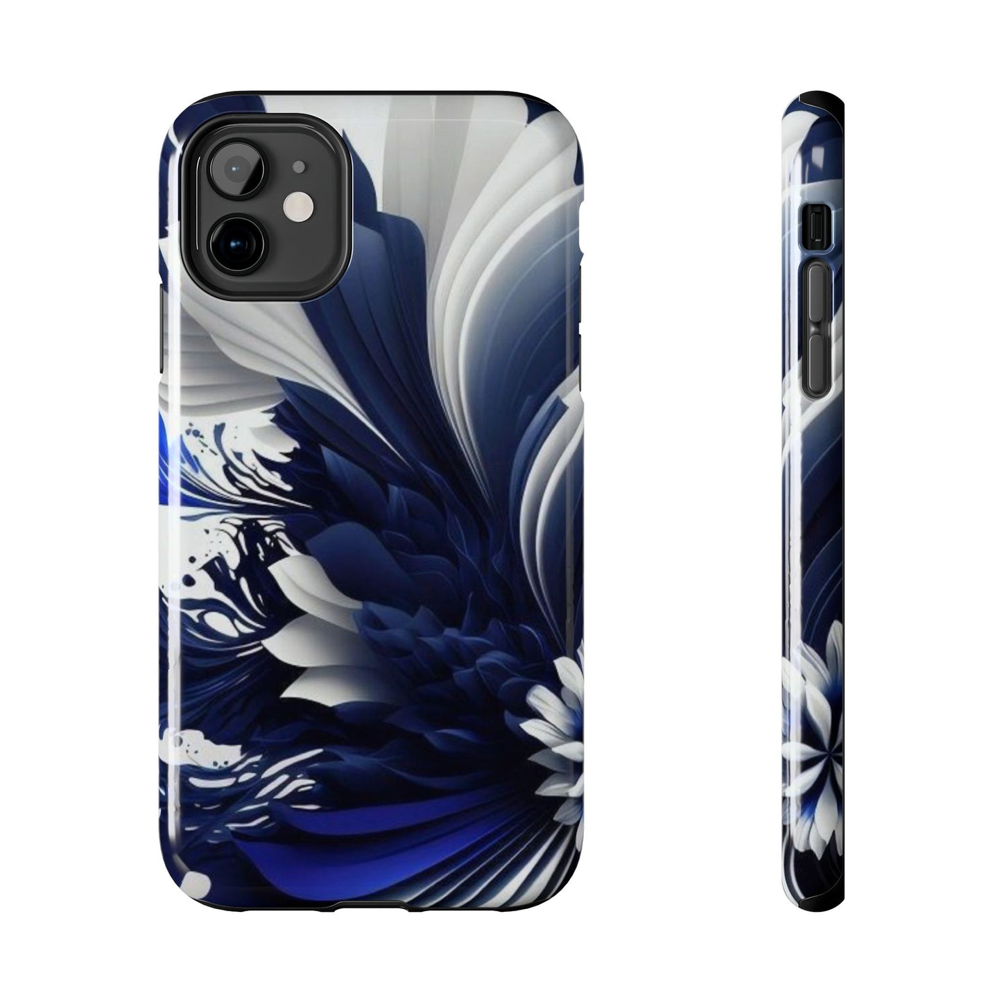 Blue & White Abstract iPhone Case | Sole Artist Studio