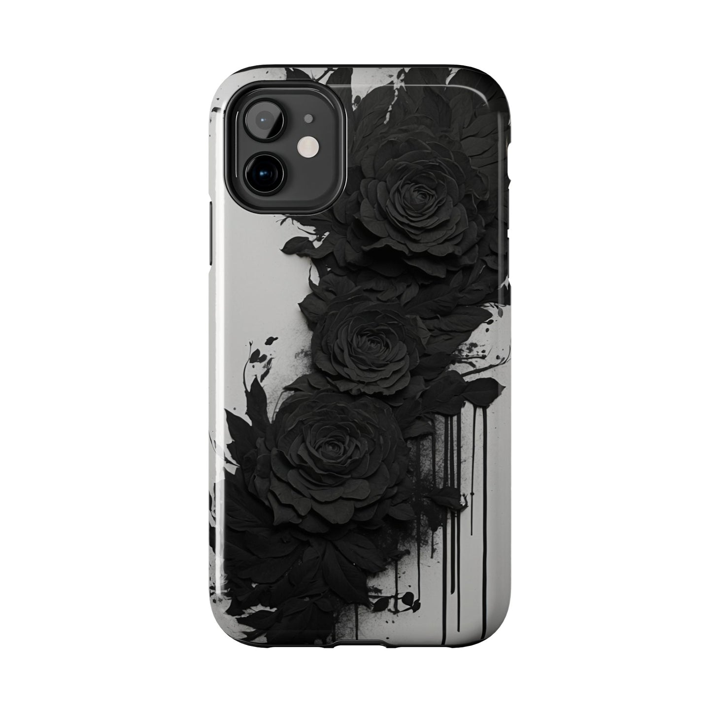 Black Rose Floral iPhone Case | Sole Artist Studio