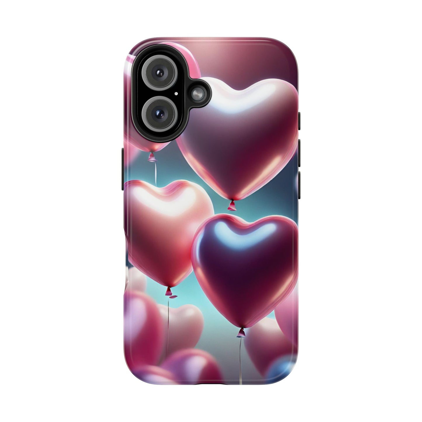 Balloons from the heart- Valentines day iPhone case-aesthetic & stylish design