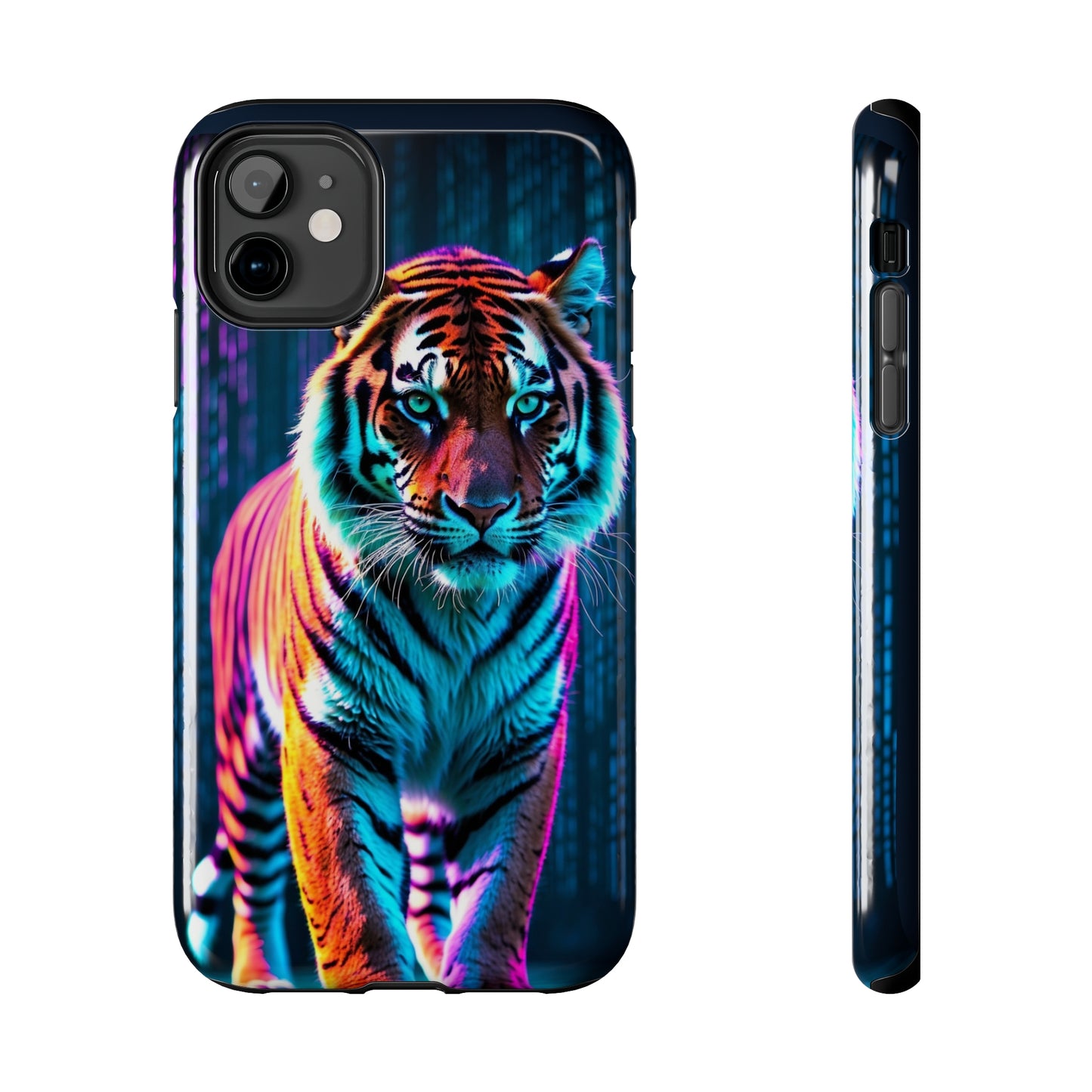 Retro tiger/ Tough iPhone Case/ Nature/ iPhone 14 accessories