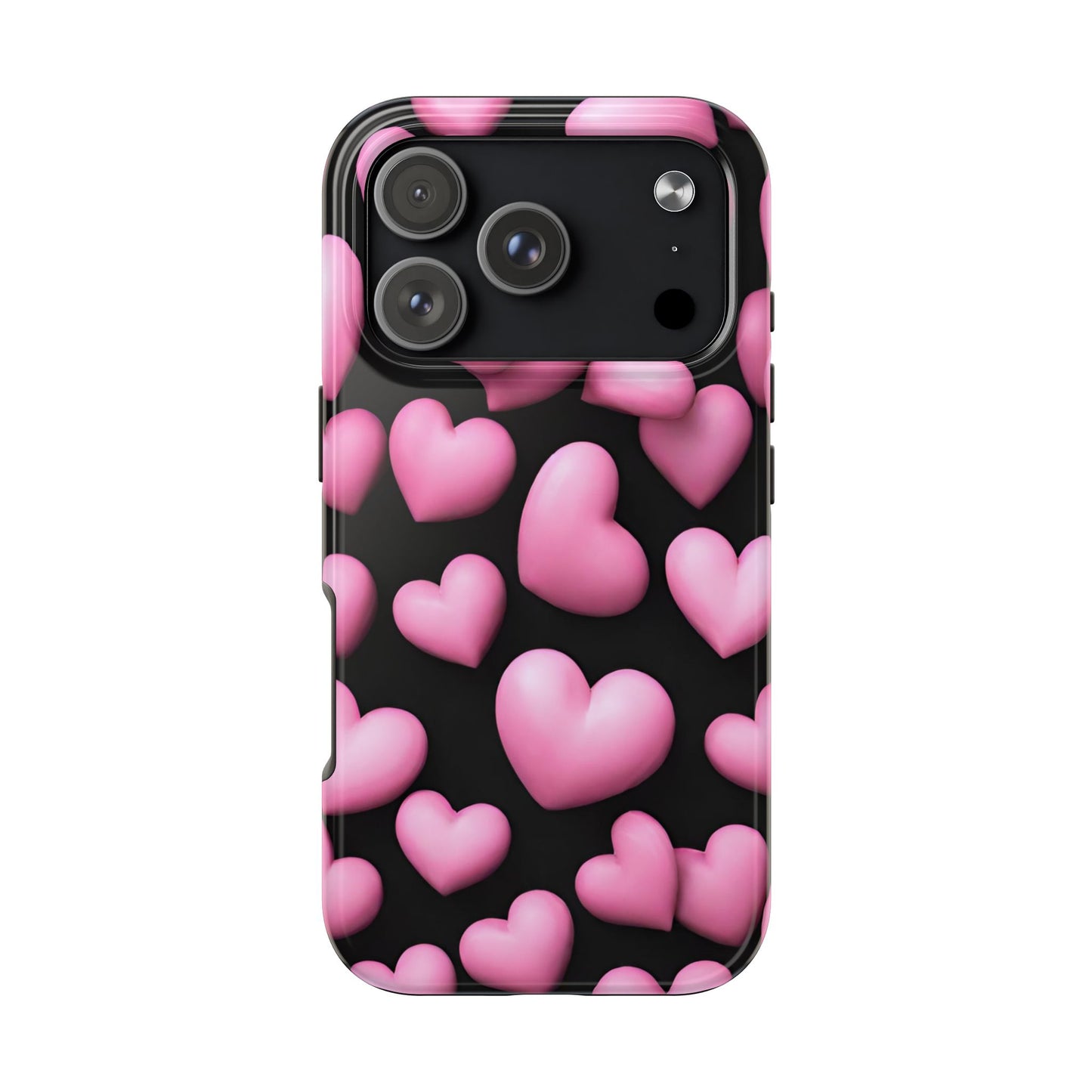 Pink Bubble Hearts Valentine iPhone Case | Sole Artist Studio
