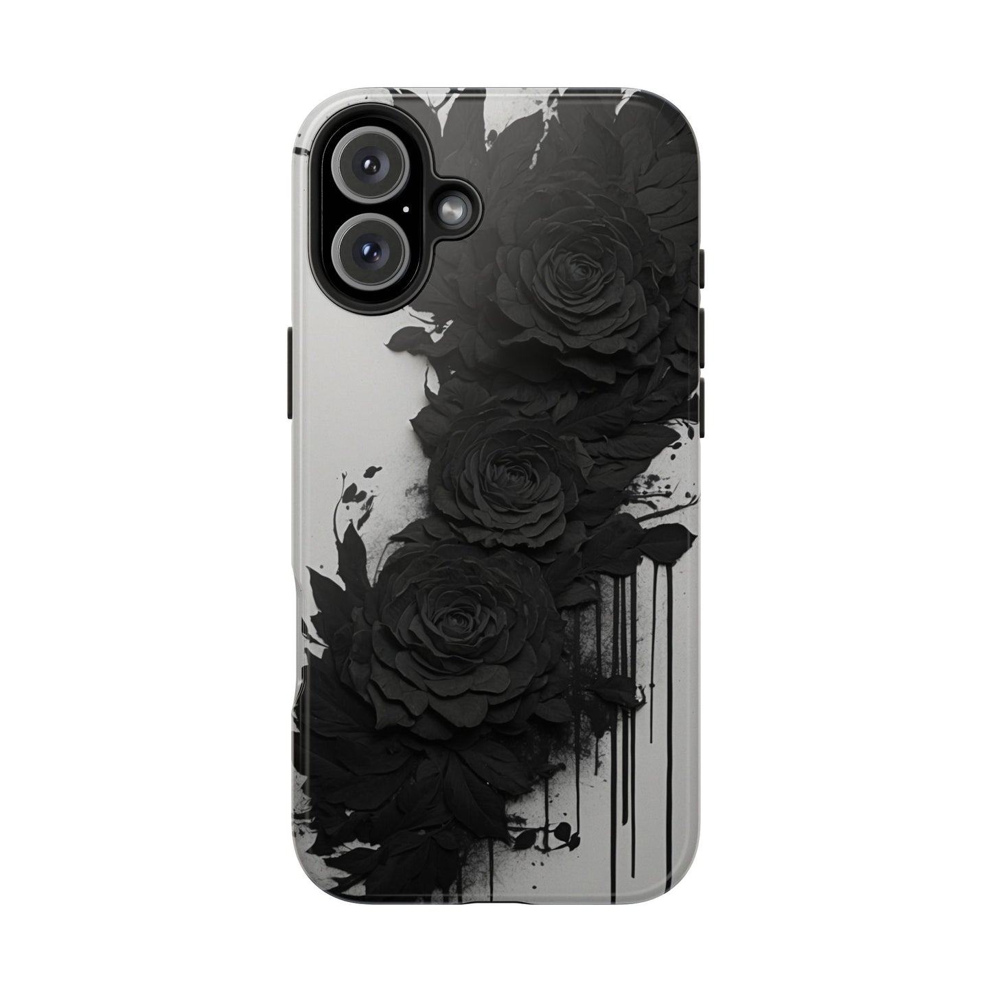 Black Rose Floral iPhone Case | Sole Artist Studio