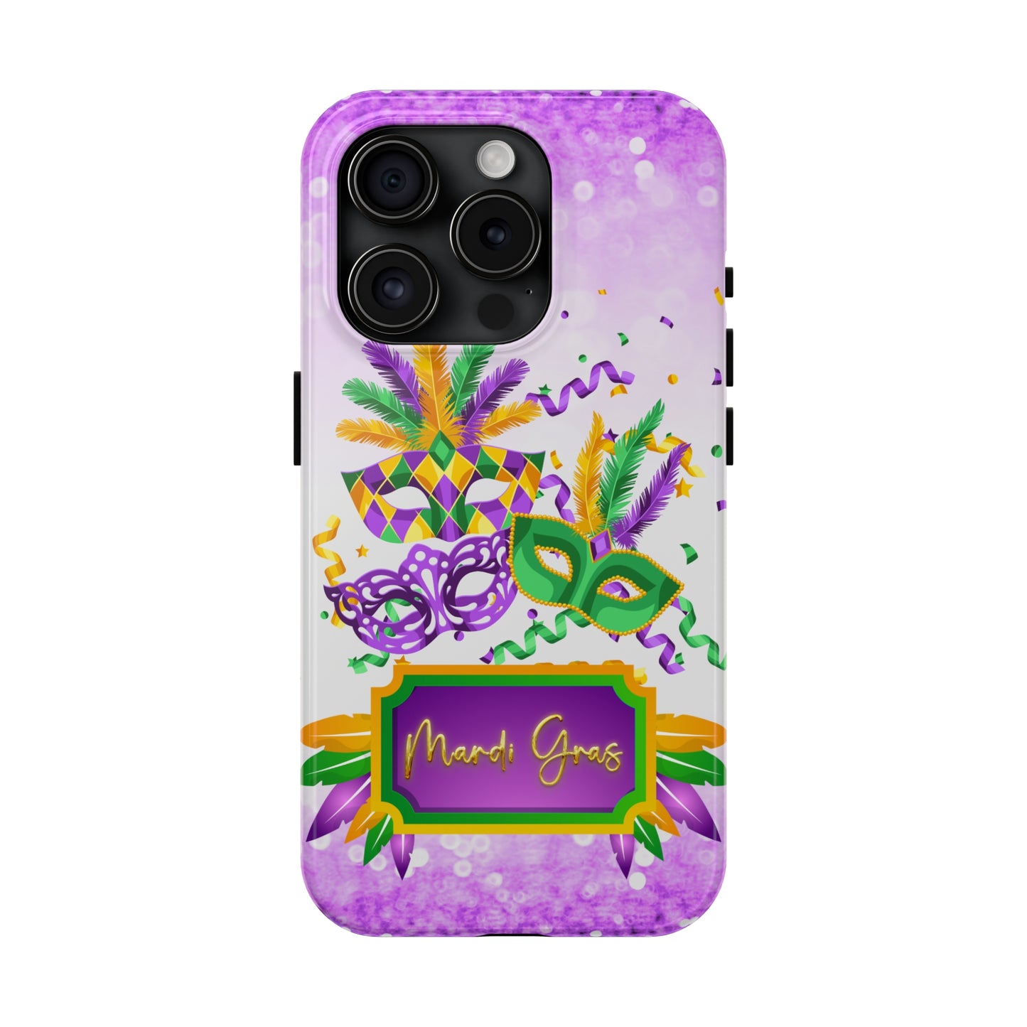 Mardi Gras Party Tough iPhone Case iPhone 15 accessories