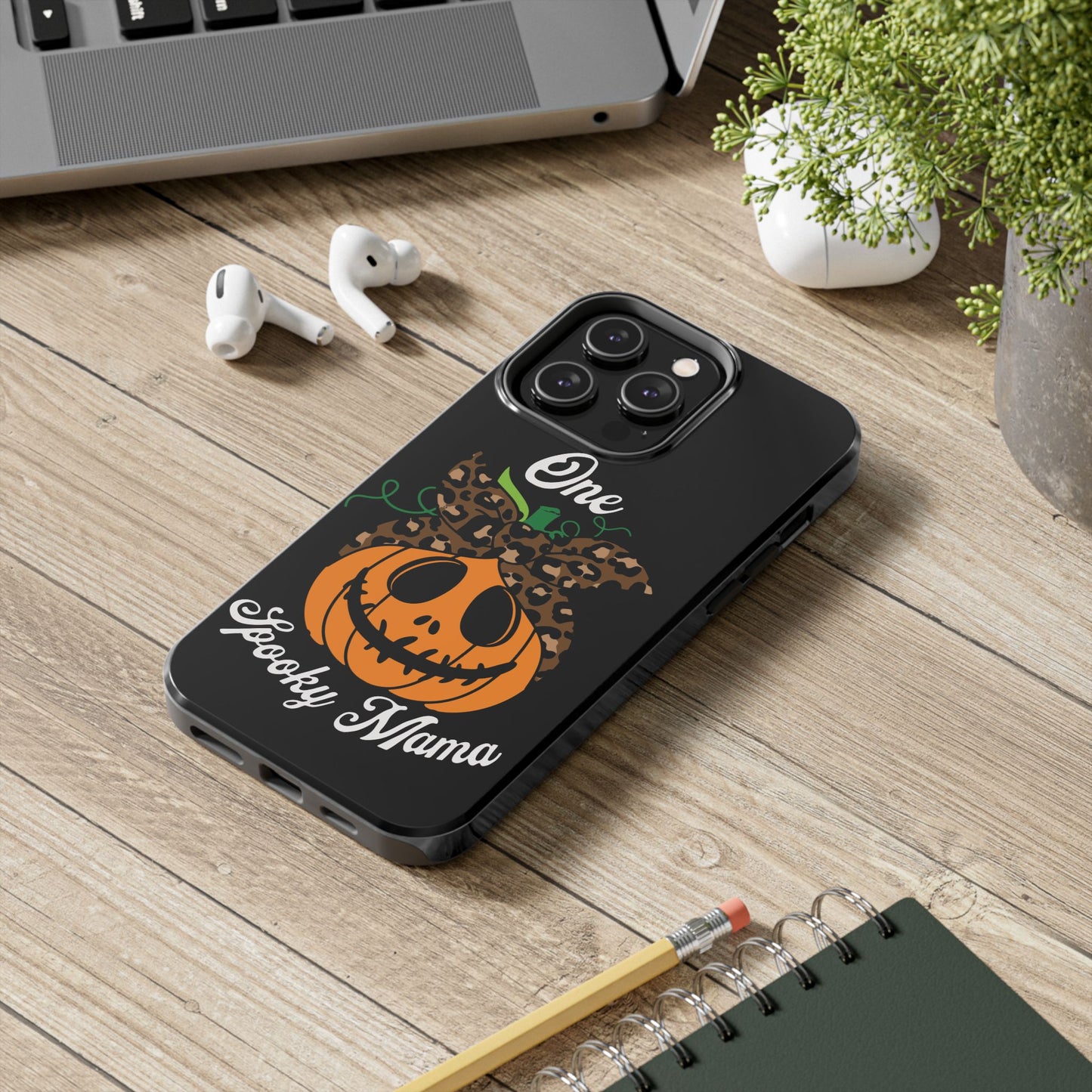 One spooky mama, Halloween Tough Phone Cases