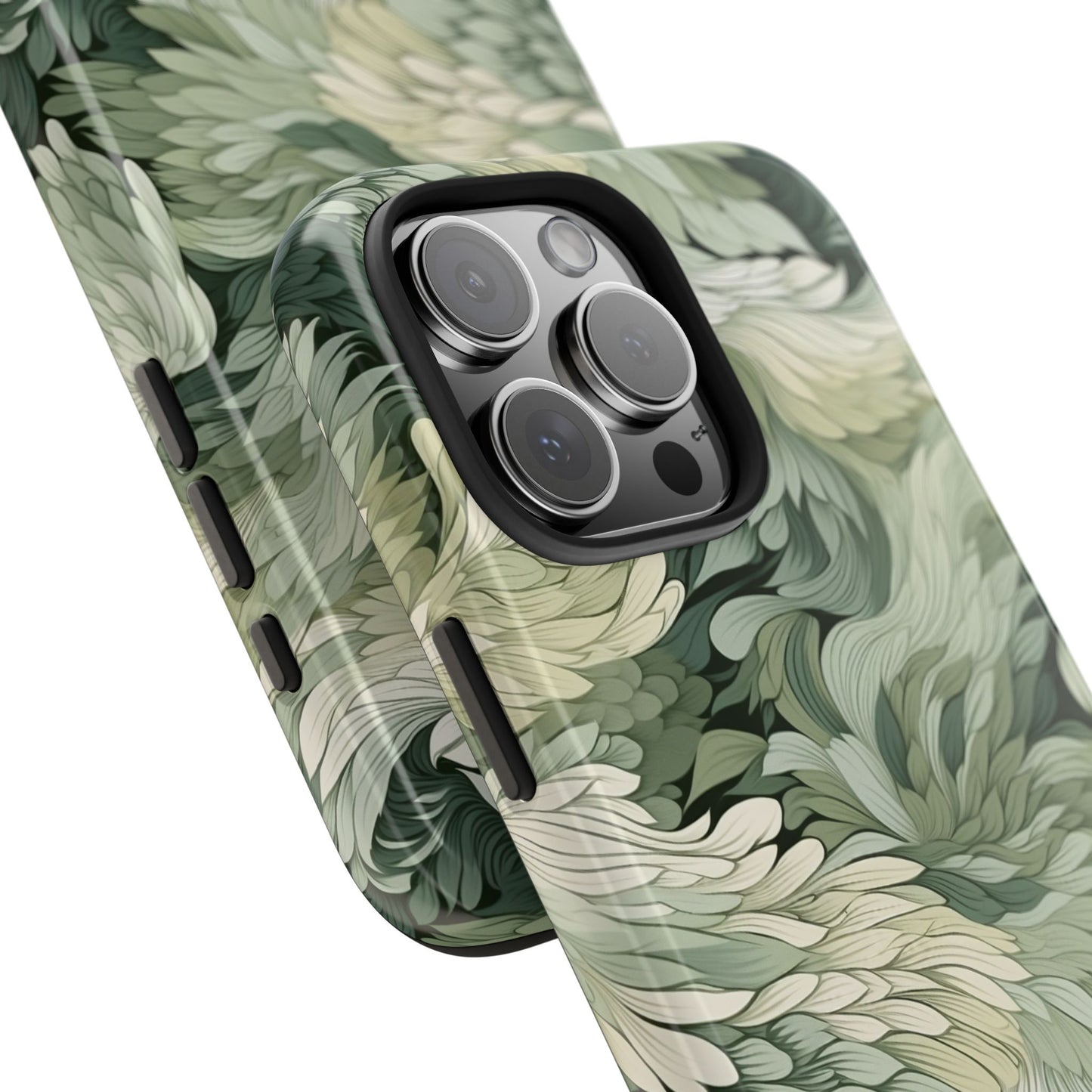 Vintage Sage Green Abstract iPhone Case | Sole Artist Studio