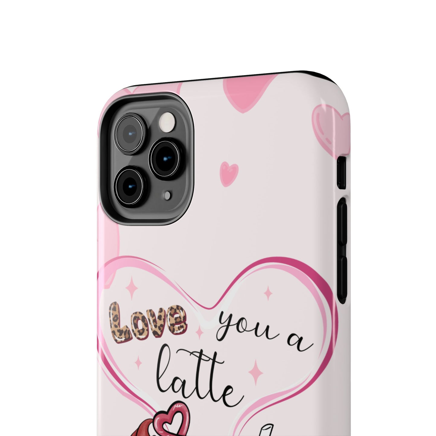 Love you a latte-Valentines day iPhone case- Romantic & stylish design