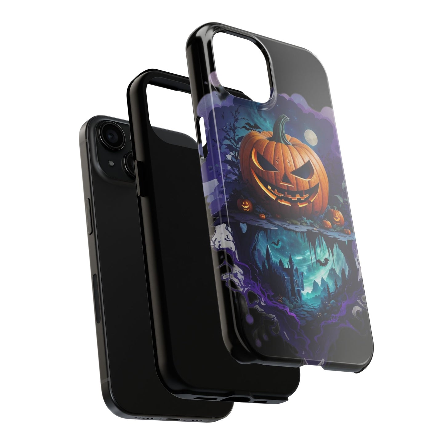Halloween jack-o-lantern Tough Phone Cases