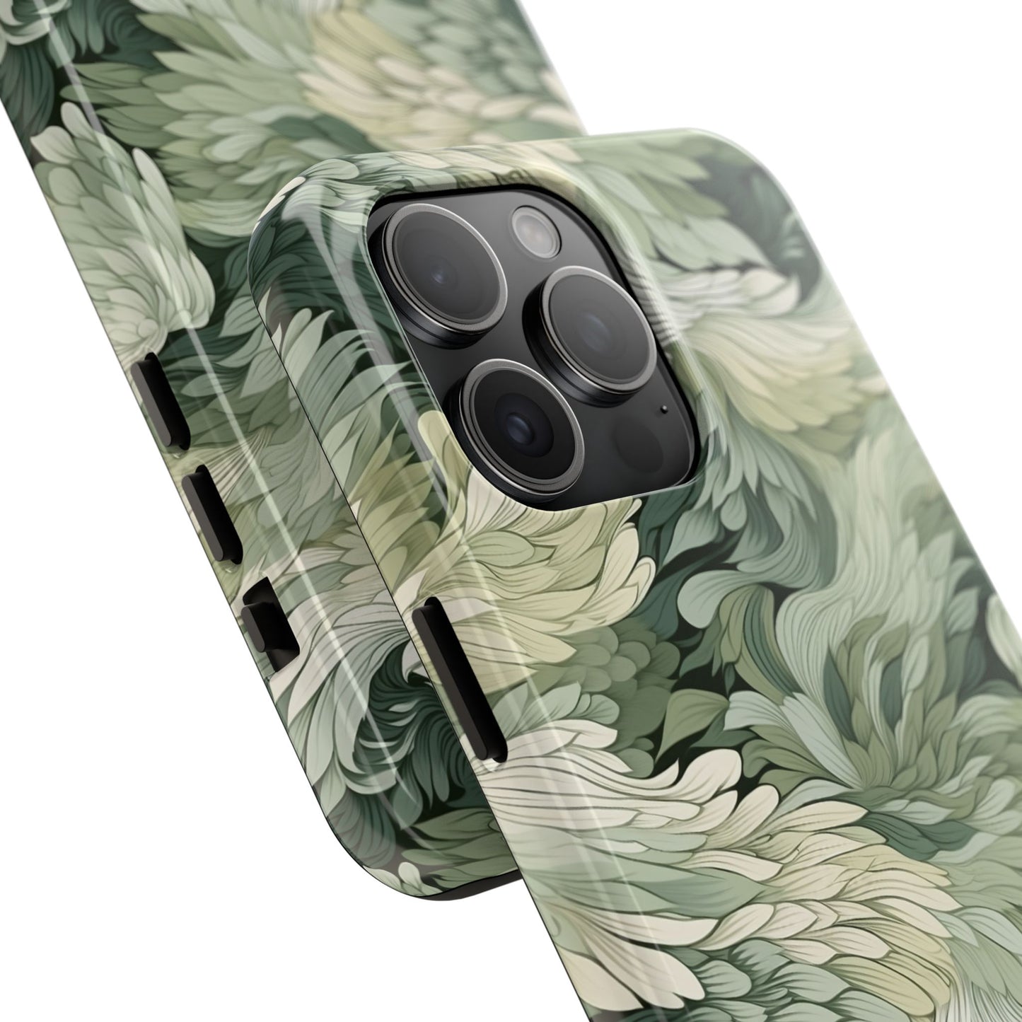 Vintage Sage Green Abstract iPhone Case | Sole Artist Studio