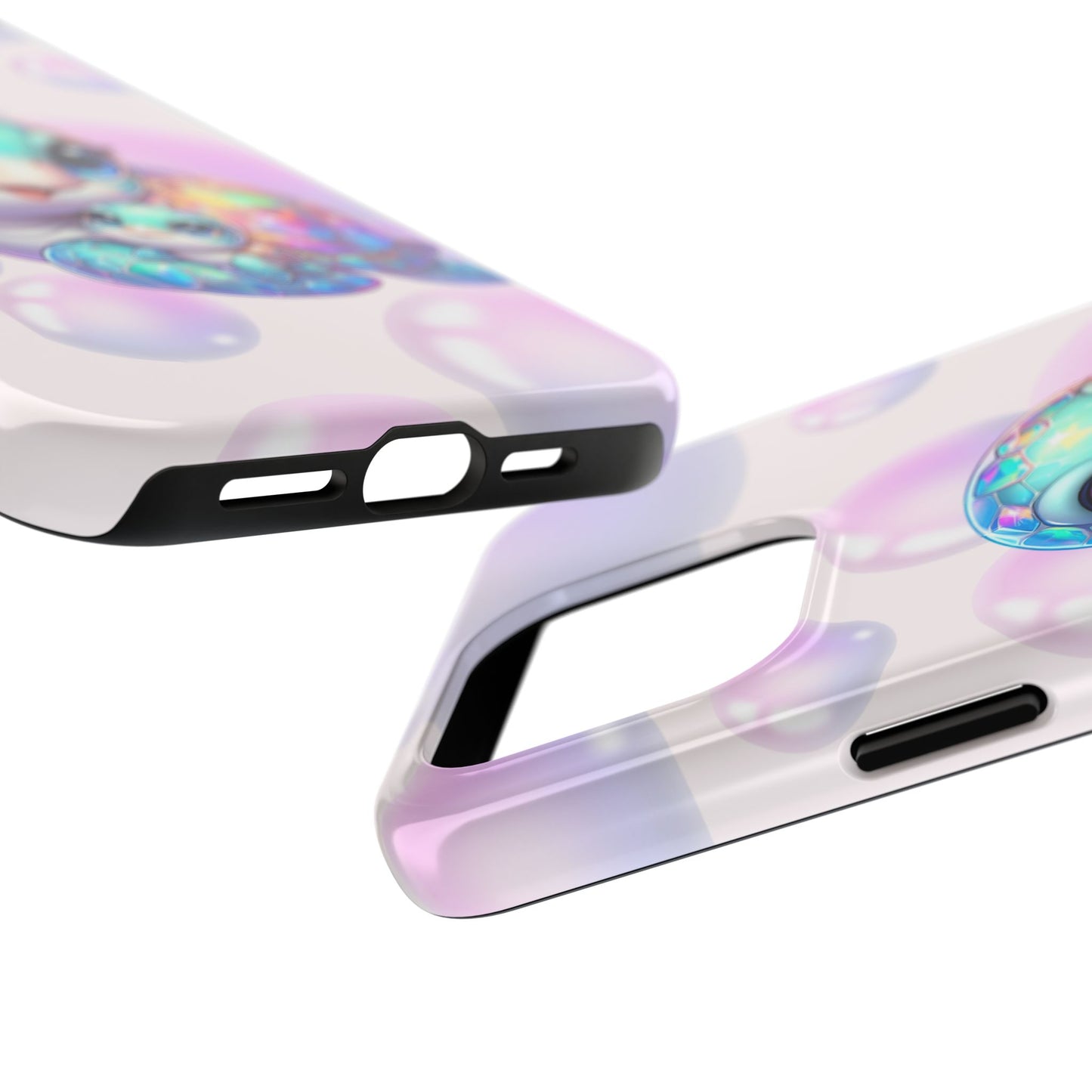 Mama & baby sea turtles summer aesthetics iPhone case. Compatible with iPhone models 11-15 including all mini, plus, pro & pro max. Custom phone case for smartphones. design for Girls, Woman