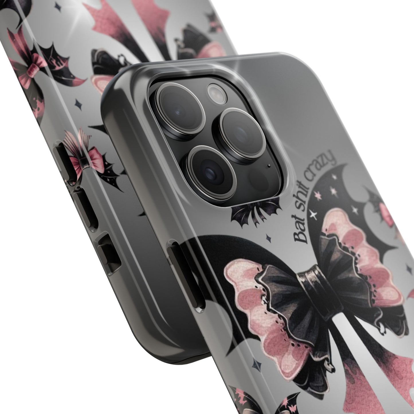 Bat Shit Crazy- Halloween themed Phone case- iPhone compatible Models 11-16
