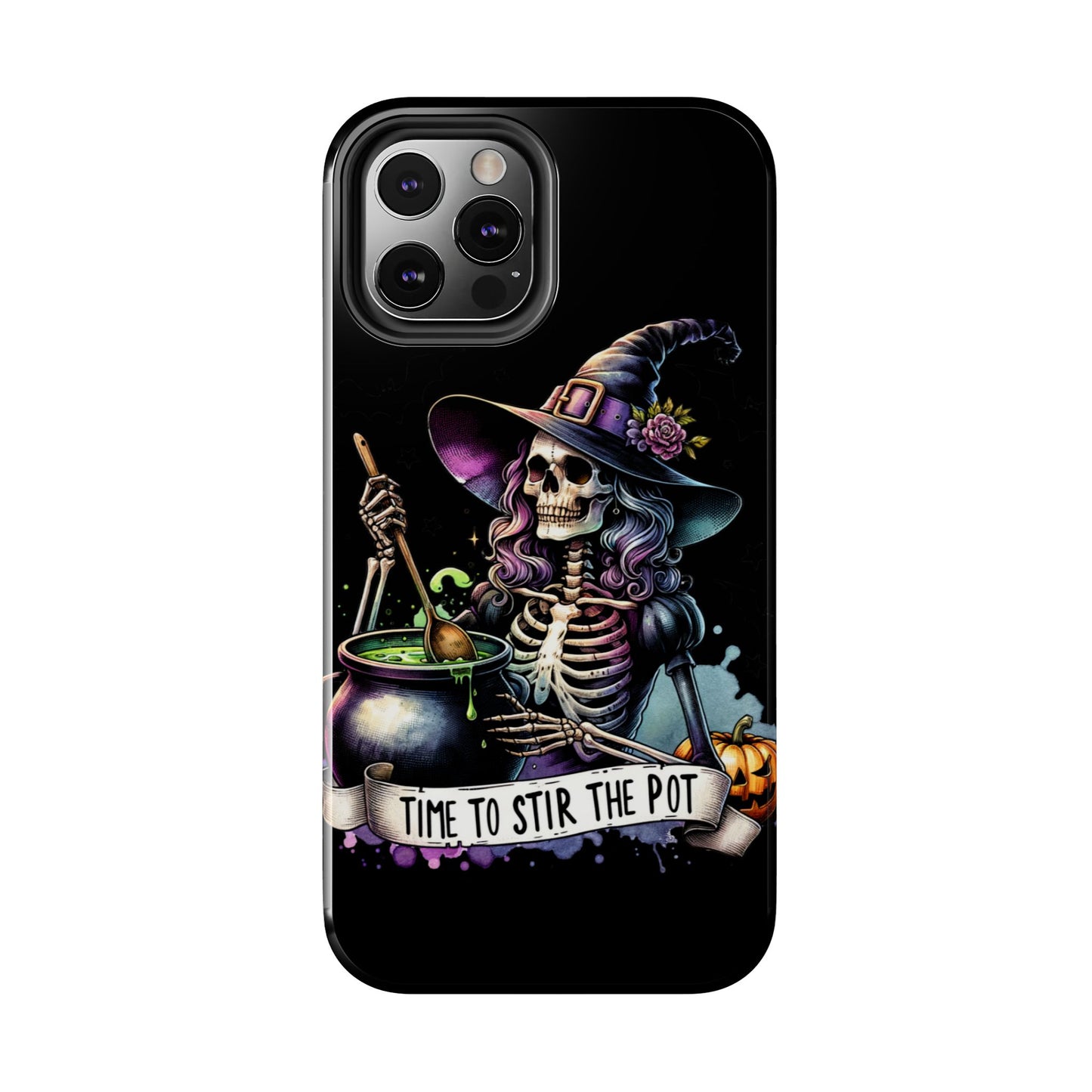 Time to stir the pot, Halloween themed Phone case- iPhone compatible Models 11-16