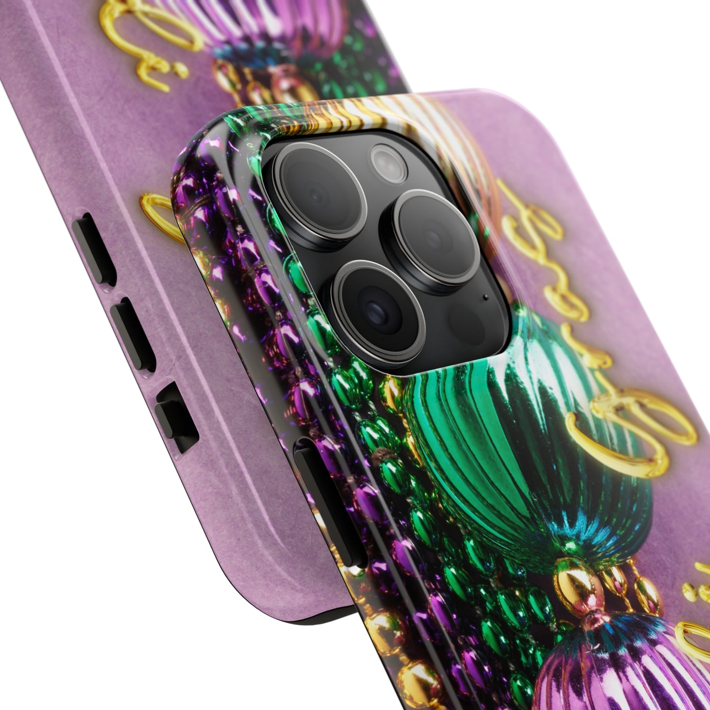 Mardi Gras beads Tough iPhone Case iPhone 15 accessories