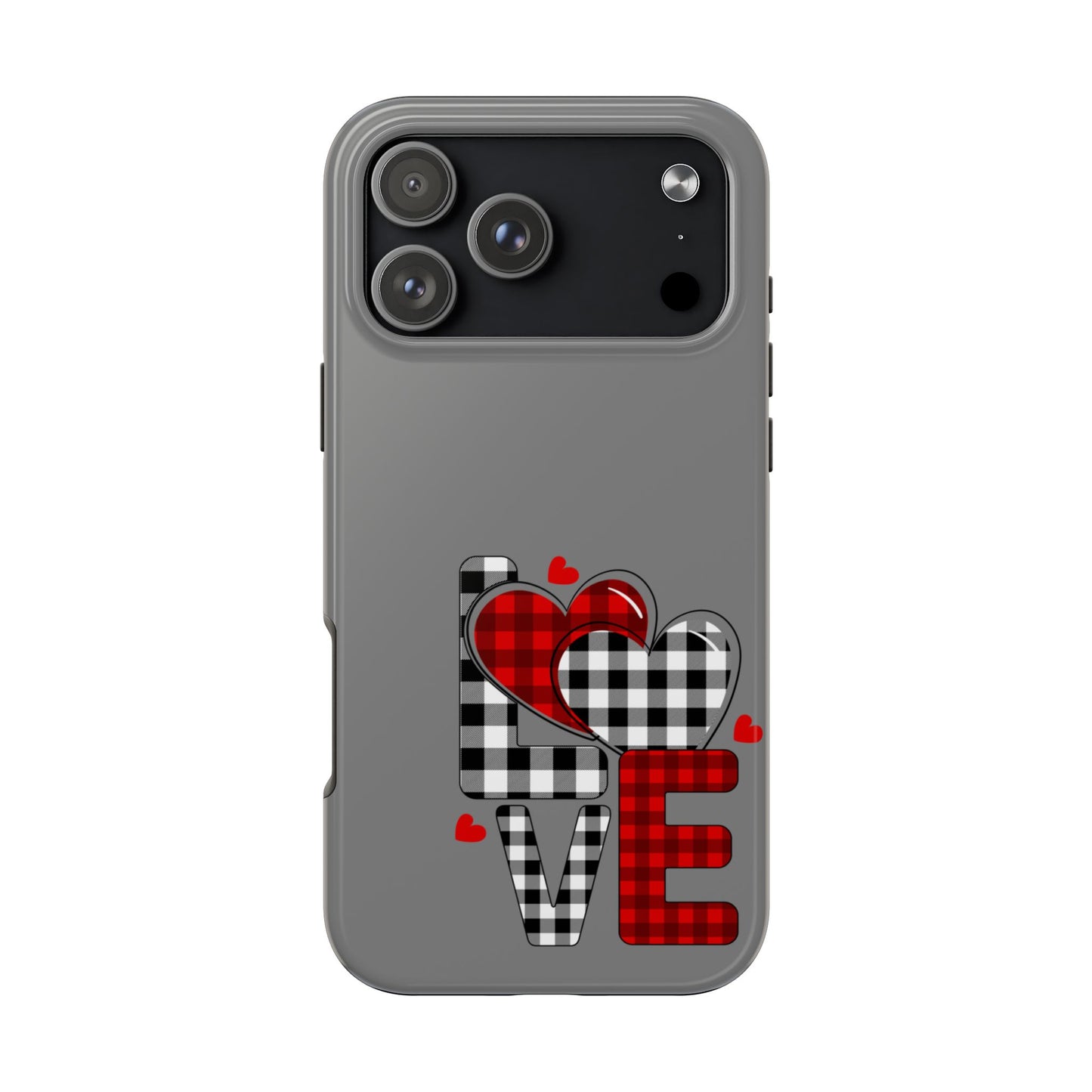 Grey LOVE Valentine iPhone Case | Sole Artist Studio