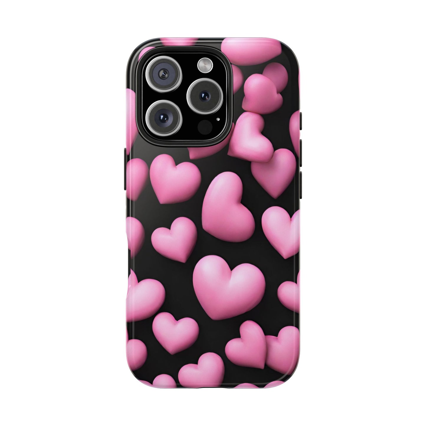 Pink Bubble Hearts Valentine iPhone Case | Sole Artist Studio