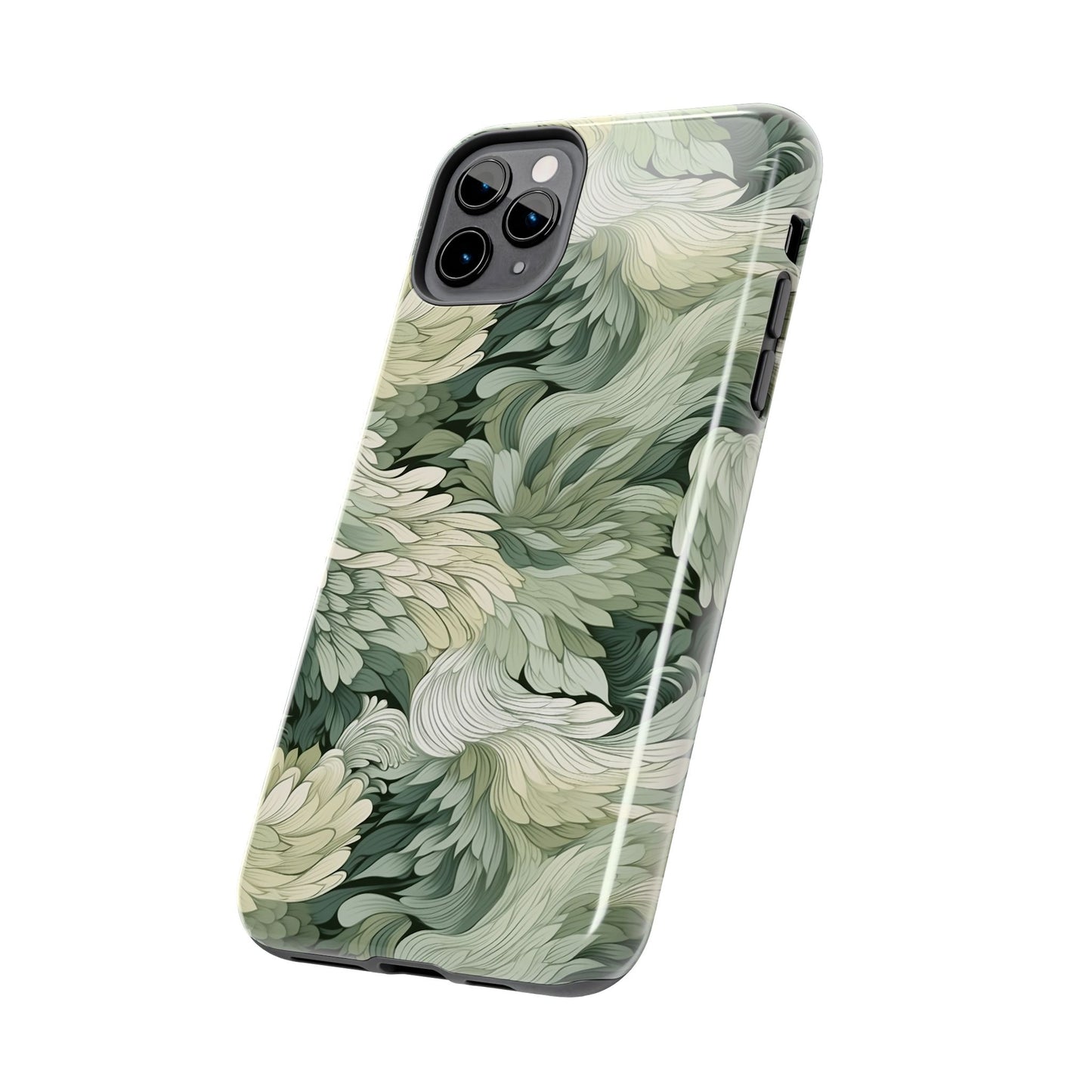 Vintage Sage Green Abstract iPhone Case | Sole Artist Studio